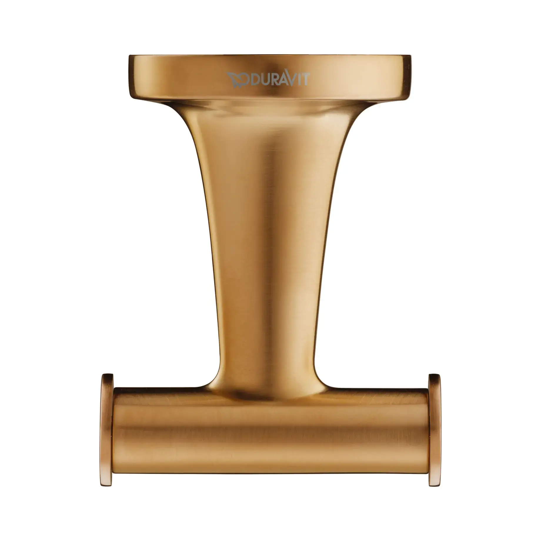 Гачок подвійний Starck T Виробник 0099300400 Brushed Bronze — вид спереду