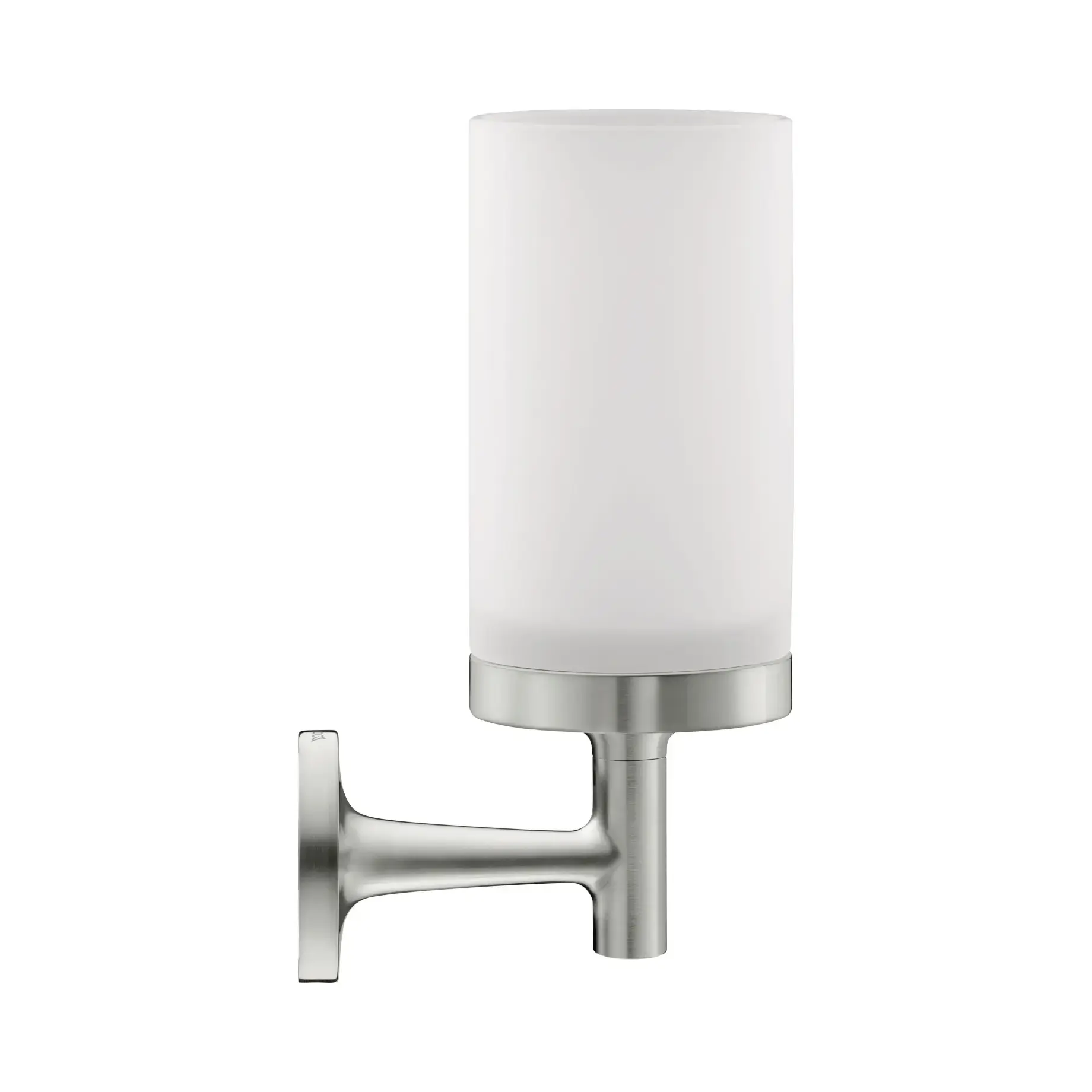 Склянка для зубних щіток Starck T Duravit 0099317000 Stainless Steel Brushed — вид на білому тлі