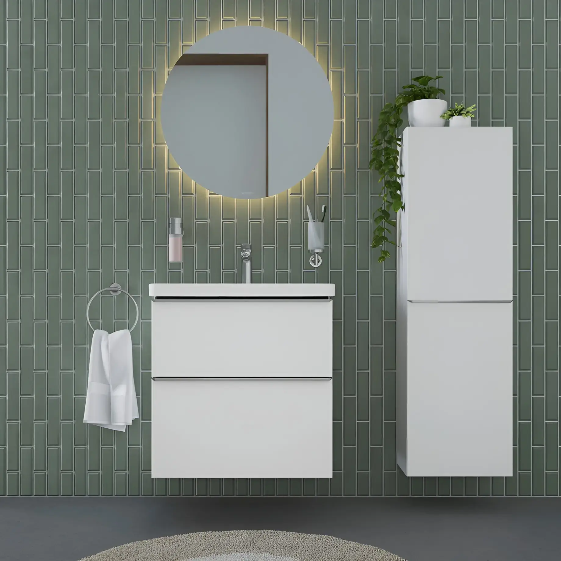 Склянка для зубних щіток Starck T Duravit 0099317000 Stainless Steel Brushed — ракурс 3/4