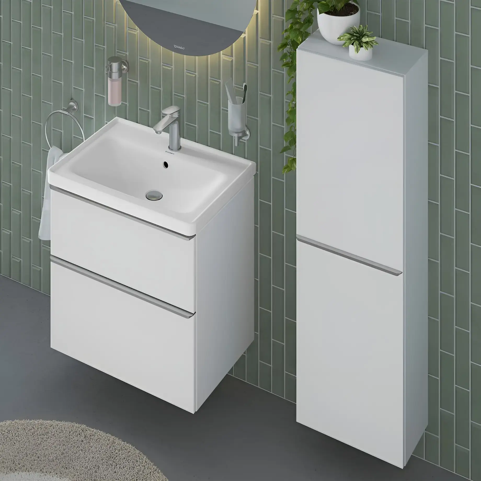 Дозатор для рідкого мила Starck T Duravit 0099357000 Stainless Steel Brushed — вид спереду