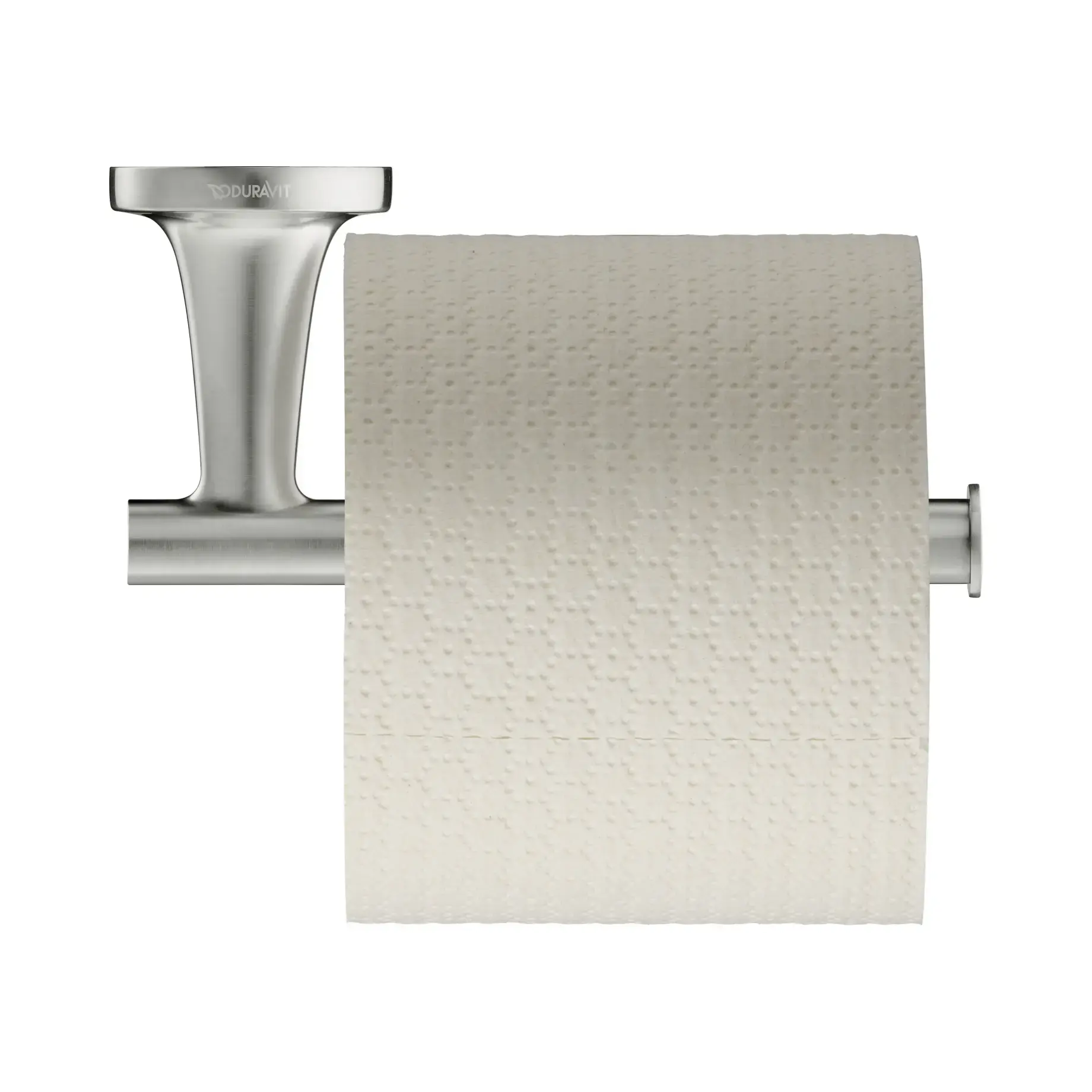 Тримач туалетного паперу Starck T Duravit 0099377000 Stainless Steel Brushed — бічний ракурс