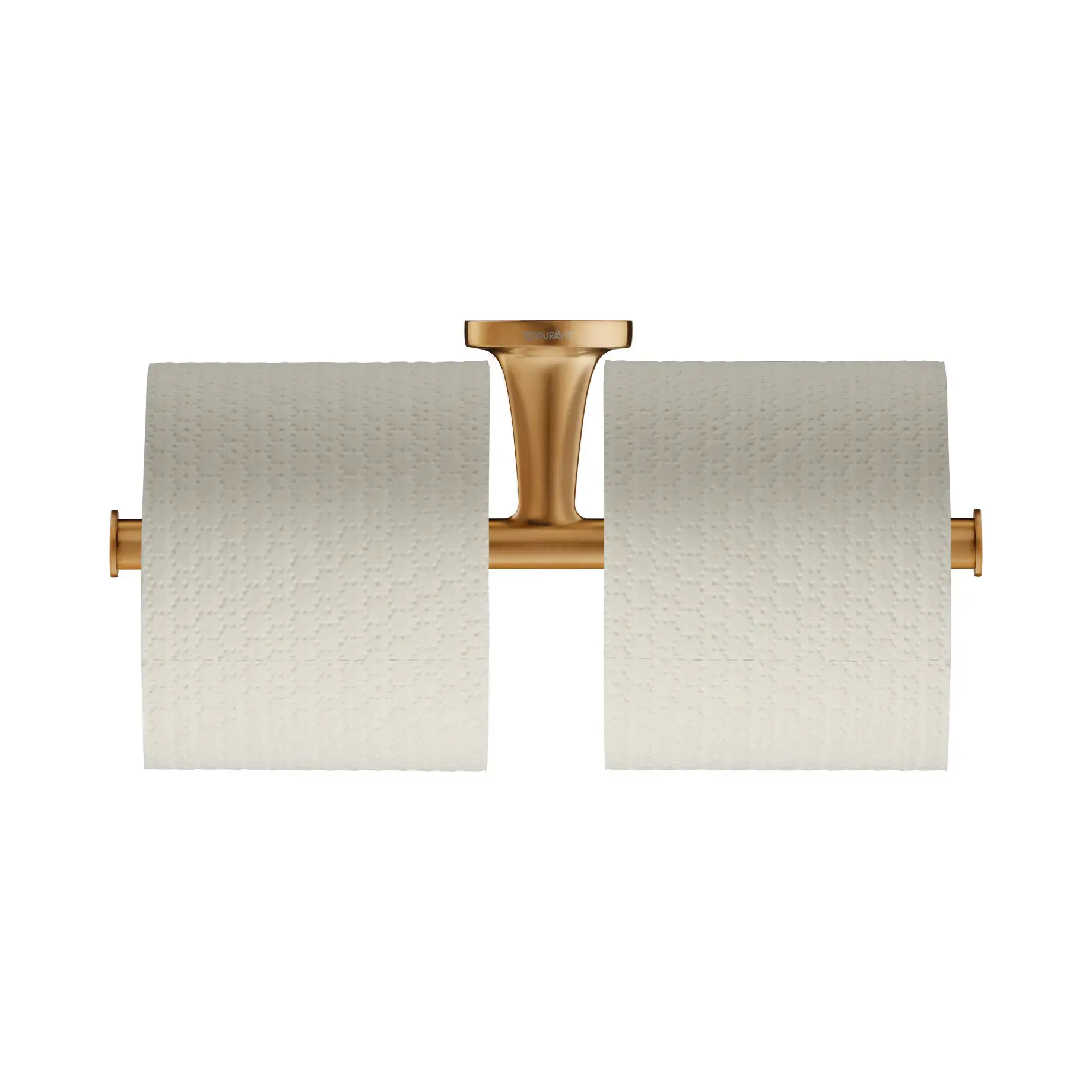 Тримач туалетного паперу подвійний Starck T Виробник 0099380400 Brushed Bronze — бічний ракурс