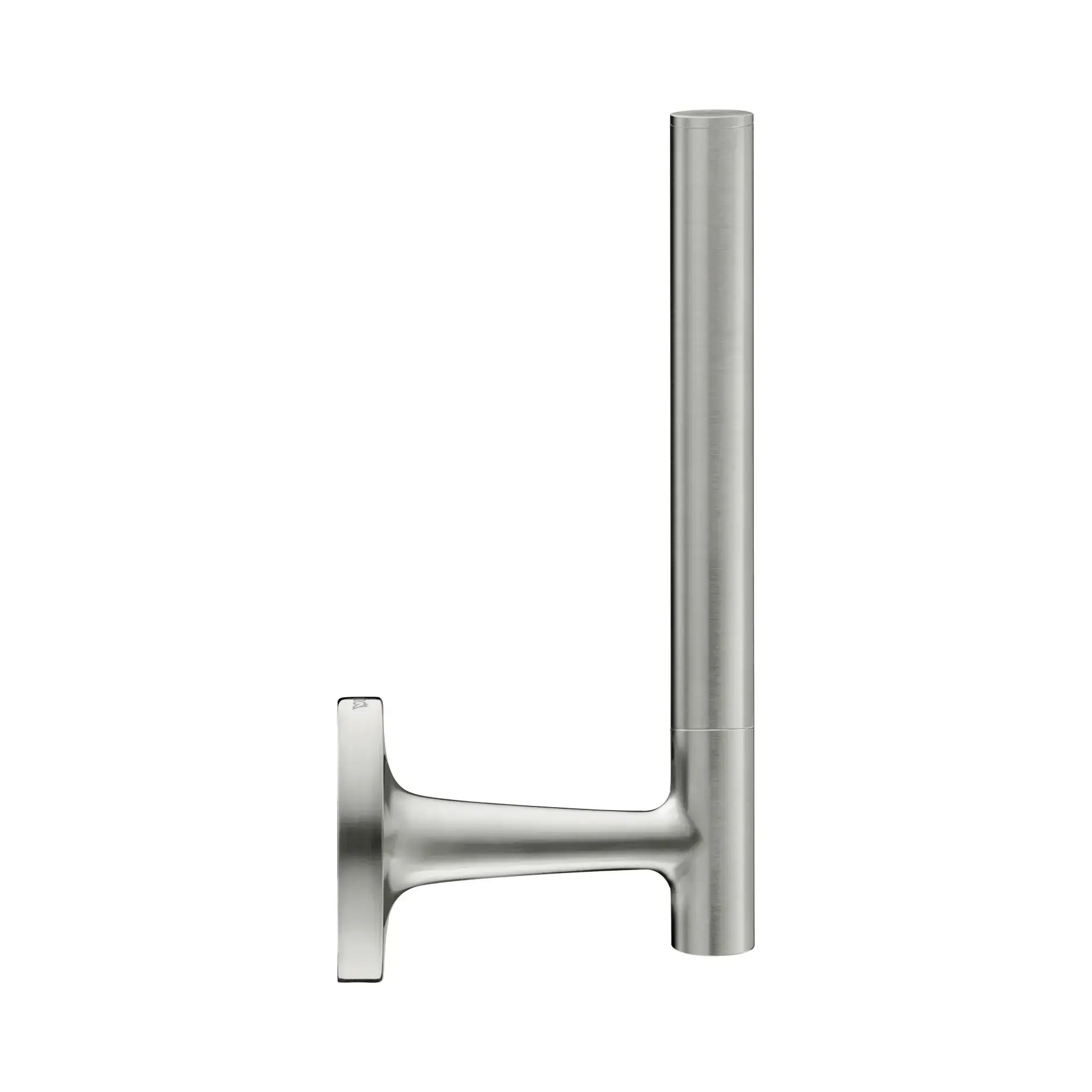 Тримач туалетного паперу Starck T Duravit 0099397000 Stainless Steel Brushed — вид на білому тлі