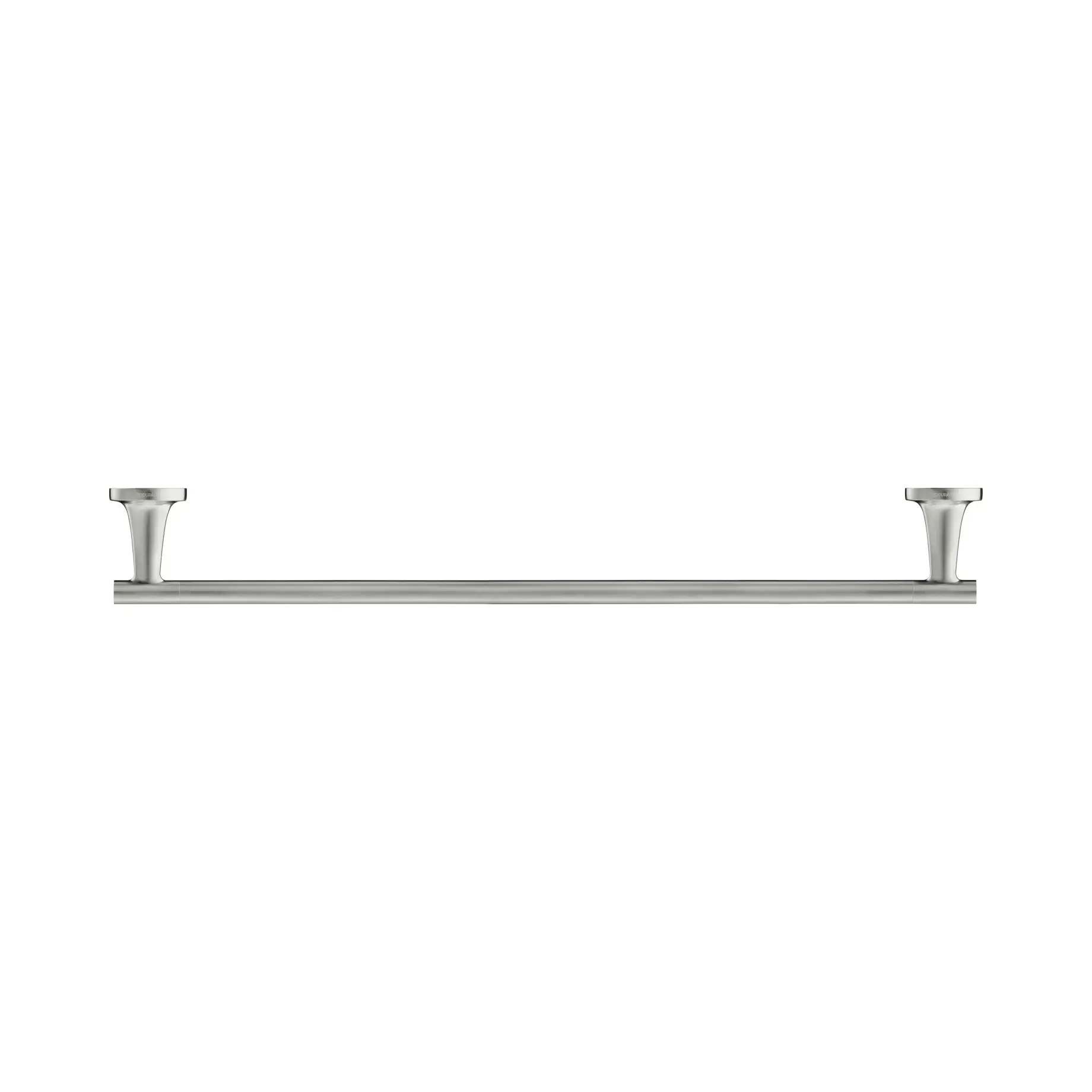 Тримач для рушників 61 см Starck T Duravit 0099427000 Stainless Steel Brushed — вид на білому тлі