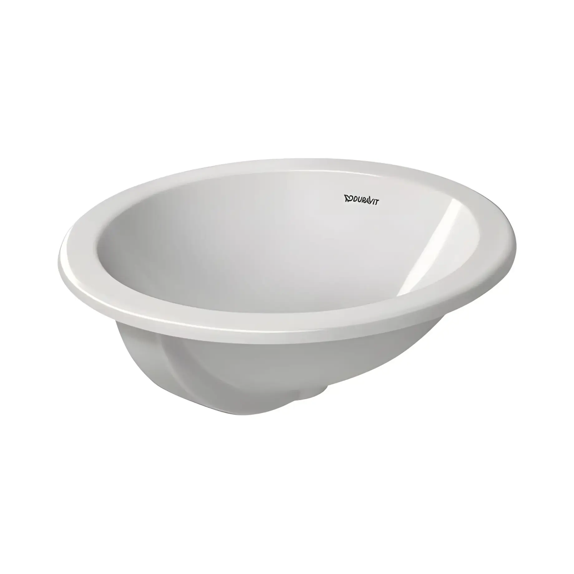 Умивальник Architec Duravit 0468470000 Alpine White 47 х 47 см — вид на білому тлі
