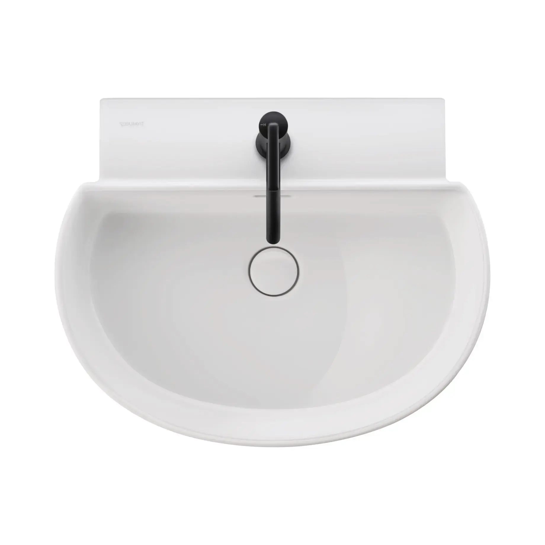 Змішувач для раковини Balcoon M Виробник BA1023002046 Matte Black — у встановленому вигляді
