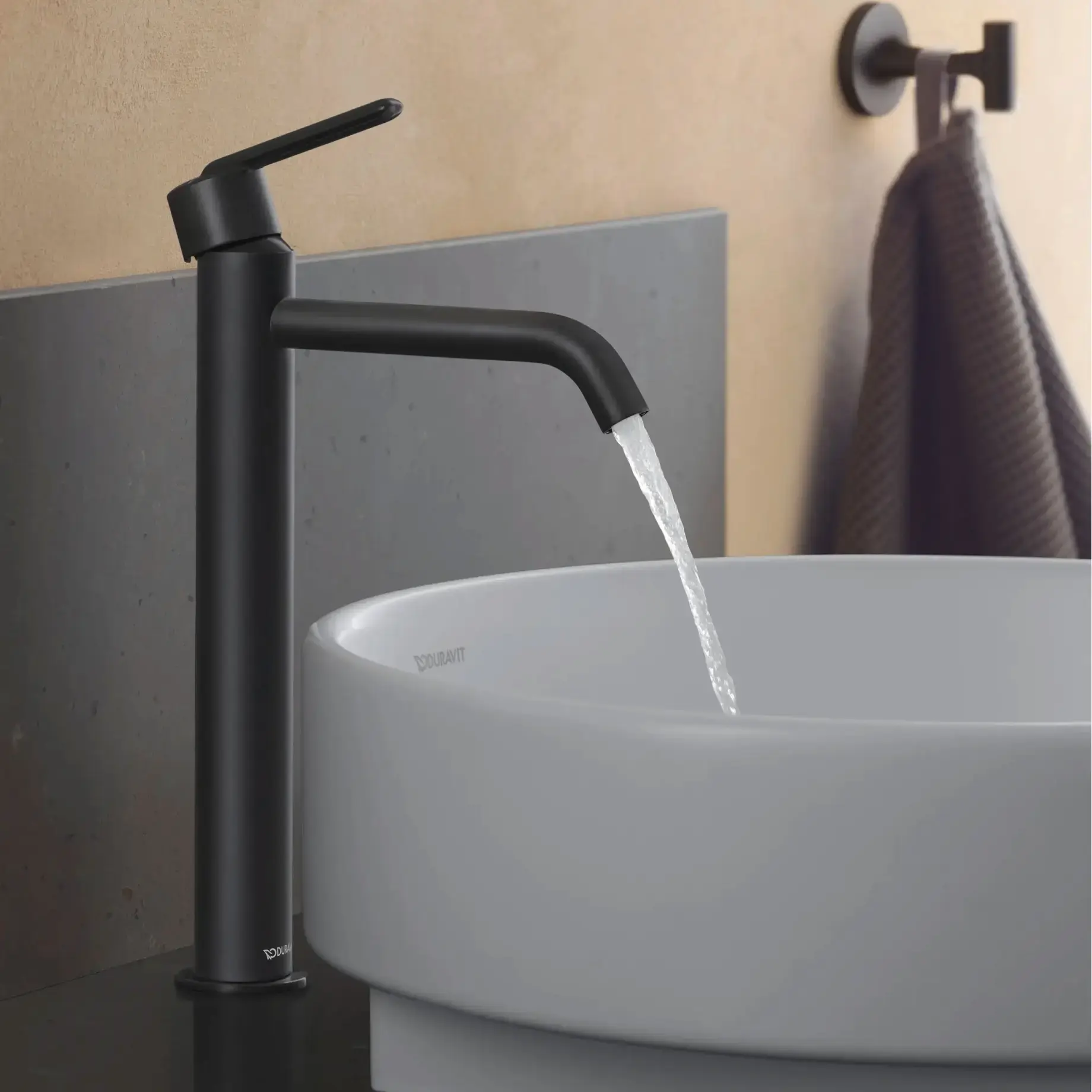 Змішувач для раковини Balcoon XL Виробник BA1043002046 Matte Black — вид ззаду
