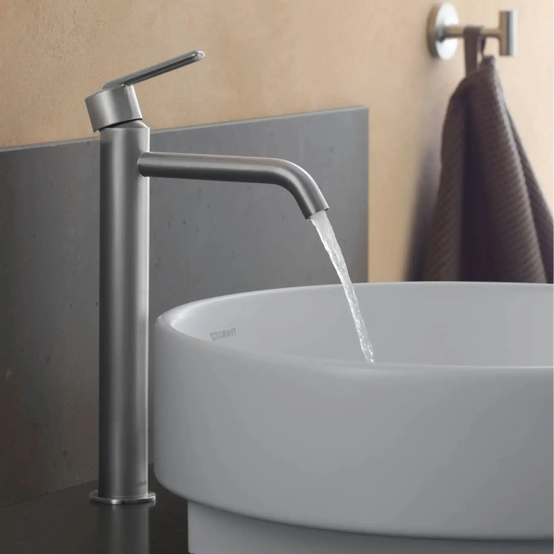 Змішувач для раковини Balcoon XL Виробник BA1043002070 Stainless Steel Brushed — вид ззаду
