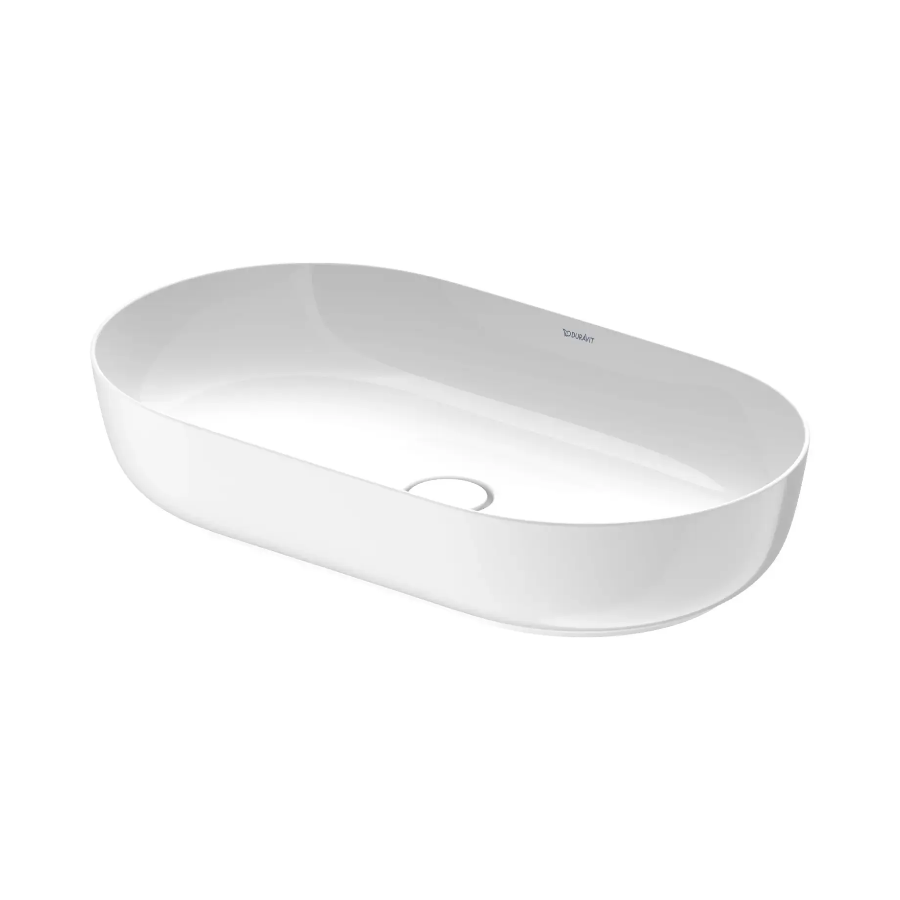 Умивальник Luv Duravit 0379700000 Alpine White 70 х 40 см — вид на білому тлі