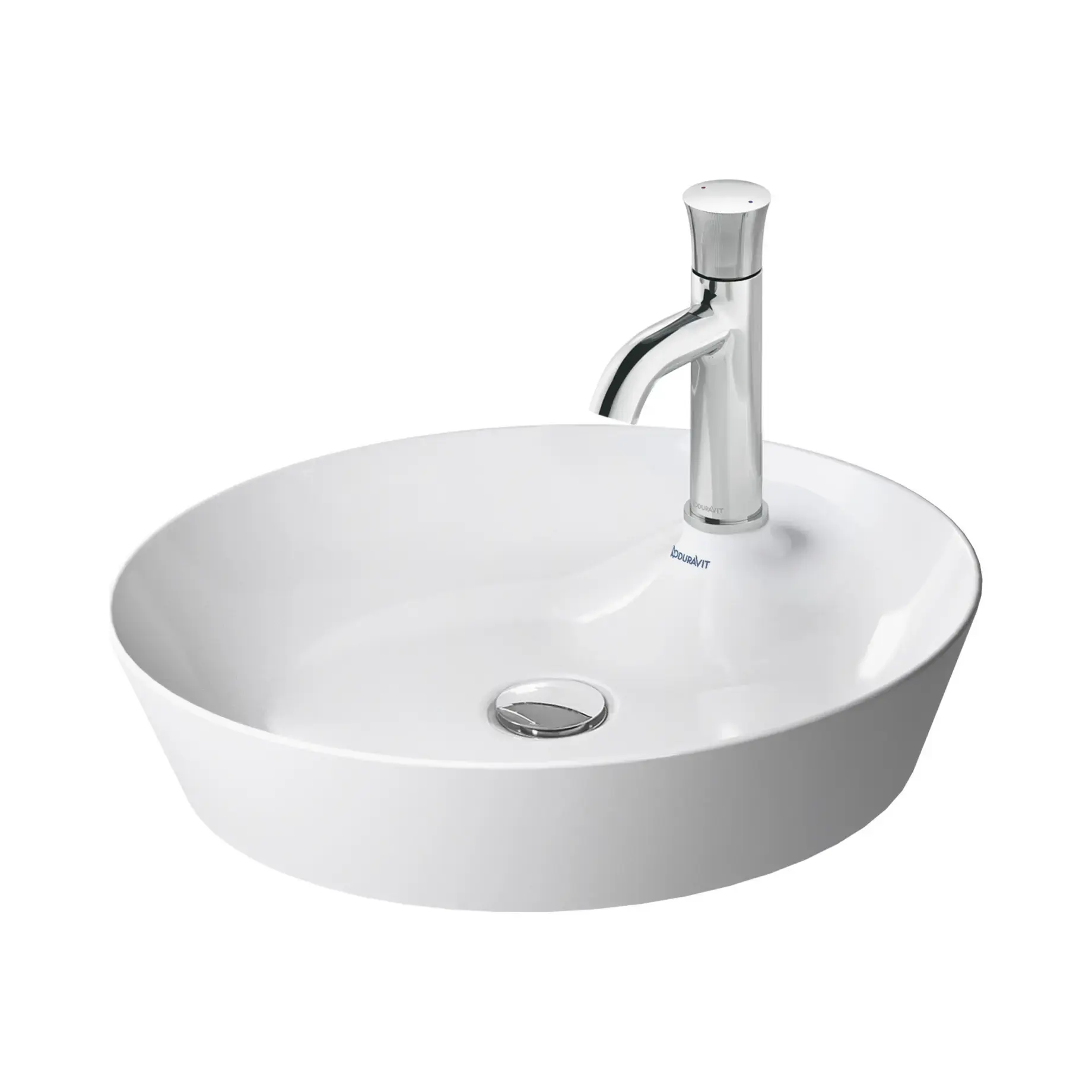 Умивальник Cape Cod Duravit 2328480000 Alpine White 48 х 48 см — вид на білому тлі