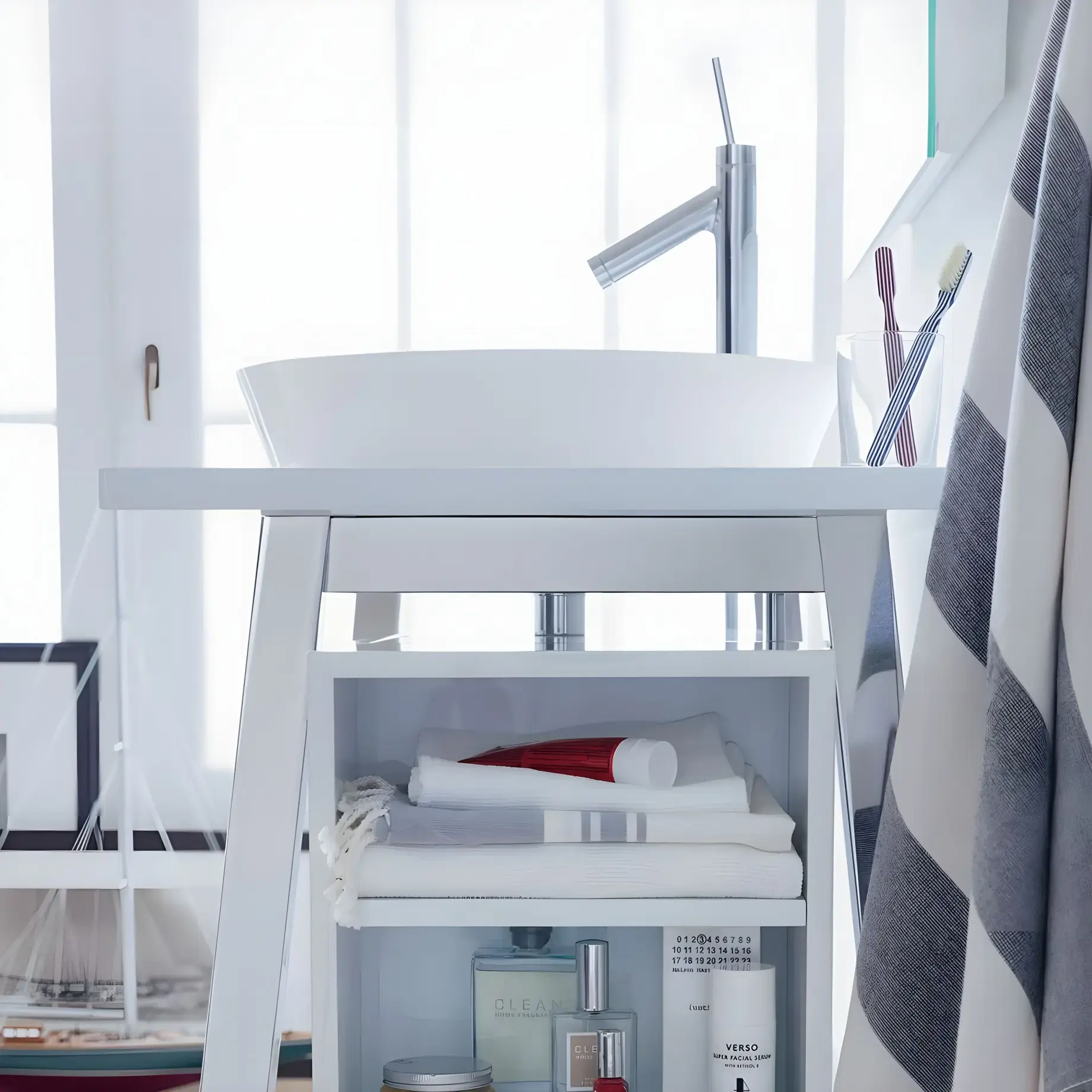 Умивальник Cape Cod Duravit 2328480000 Alpine White — ракурс 3/4