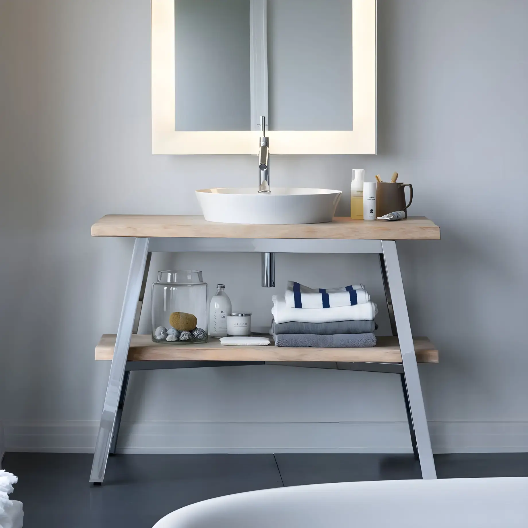 Умивальник Cape Cod Duravit 2328480000 Alpine White — вид всередину