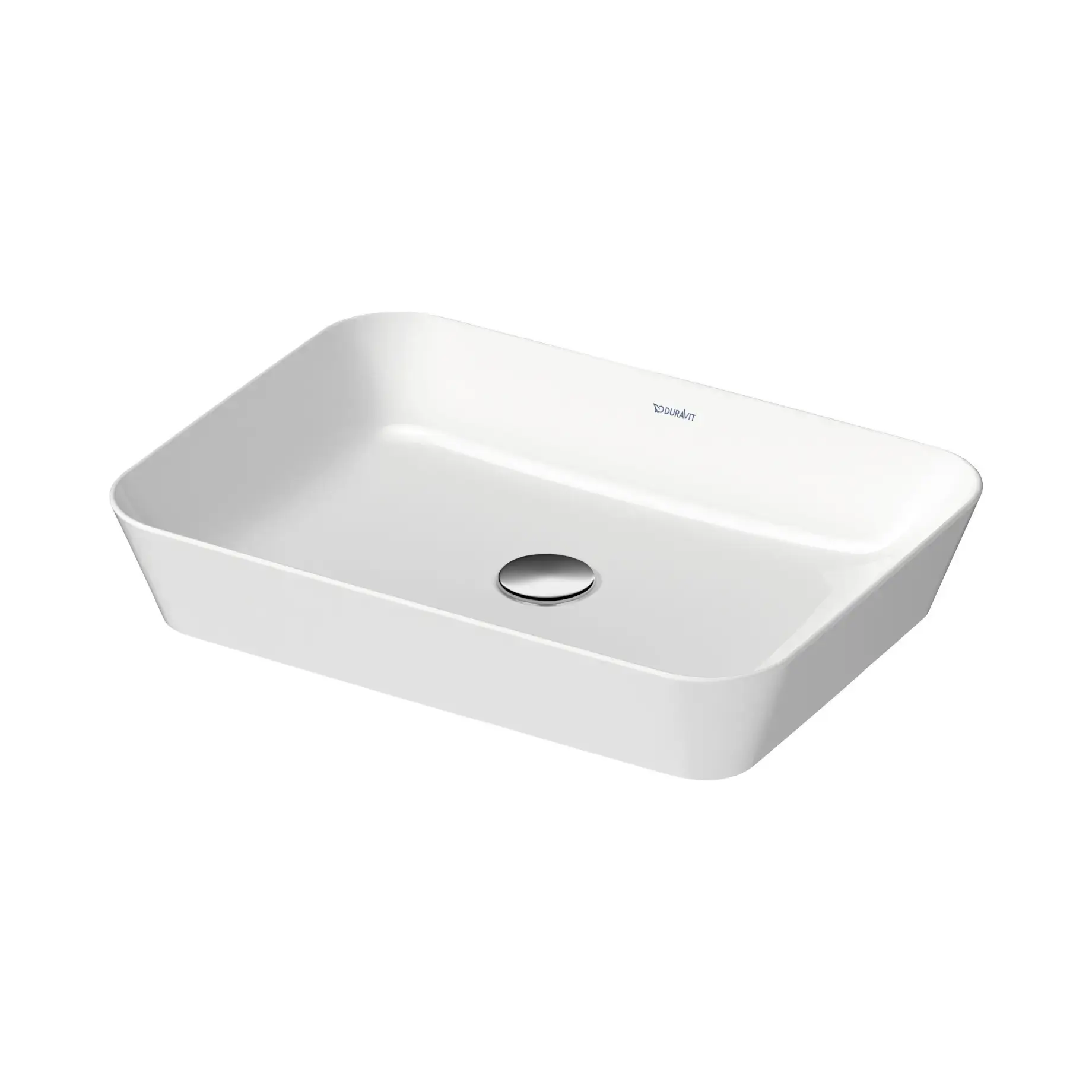 Умивальник Cape Cod Duravit 2347553200 White Satin Matt 55 х 40 см — вид на білому тлі