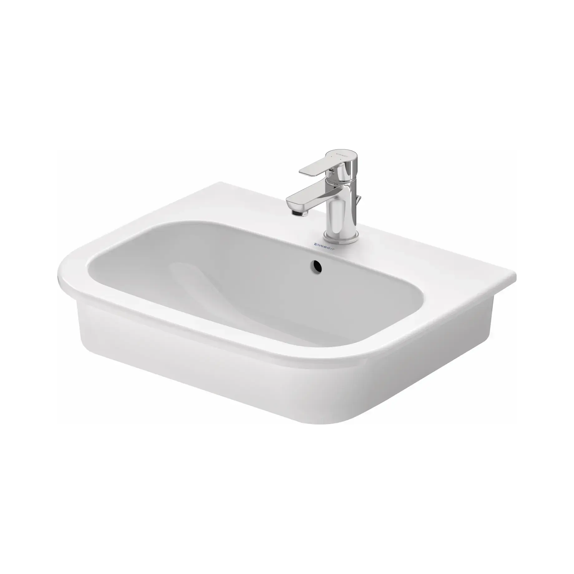 Умивальник D-Code Duravit 0337540000 — вид спереду