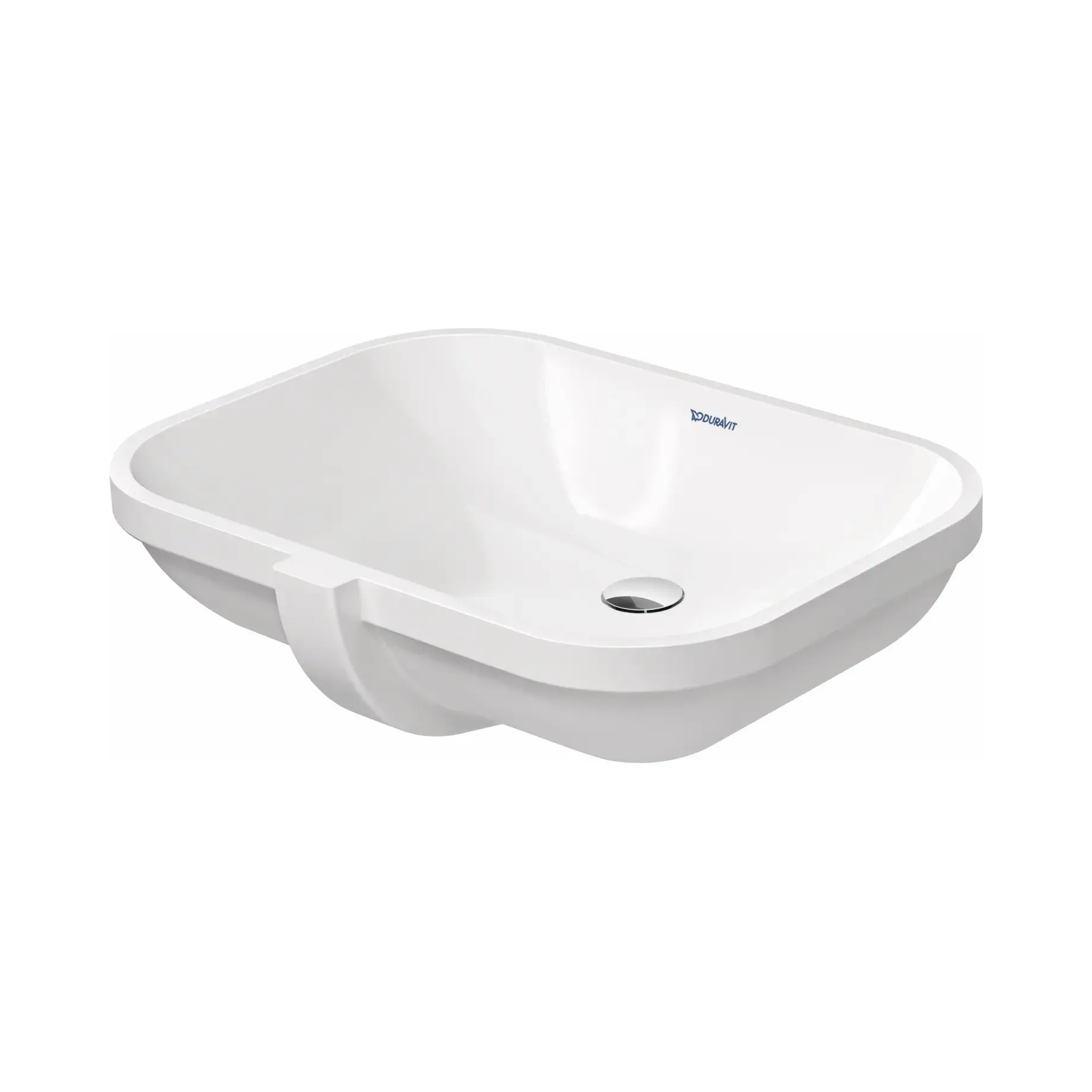 Умивальник D-Code Duravit 0338560000 Alpine White 56 х 43 см — вид на білому тлі