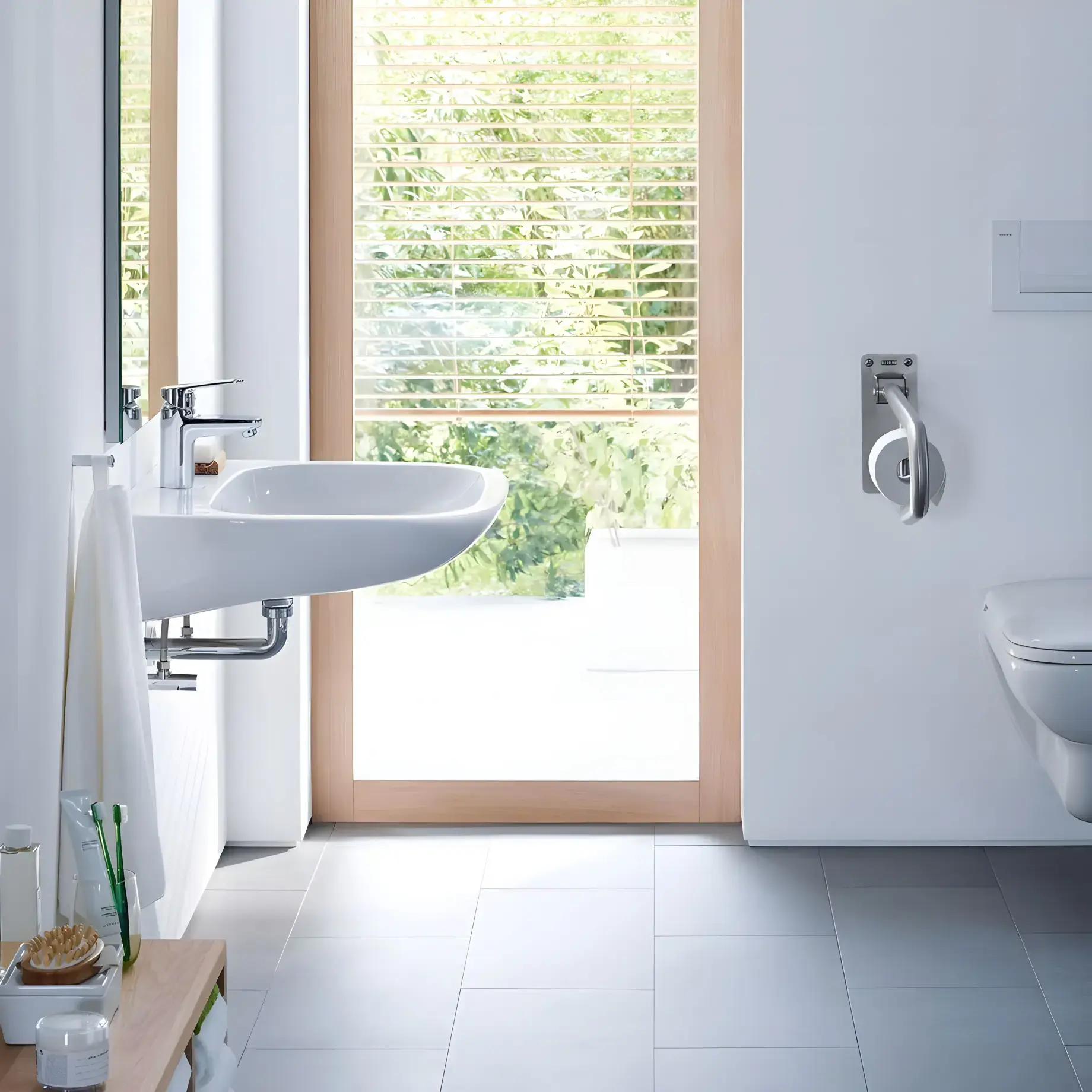 Умивальник D-Code Vital Duravit 23126000002 — бічний ракурс