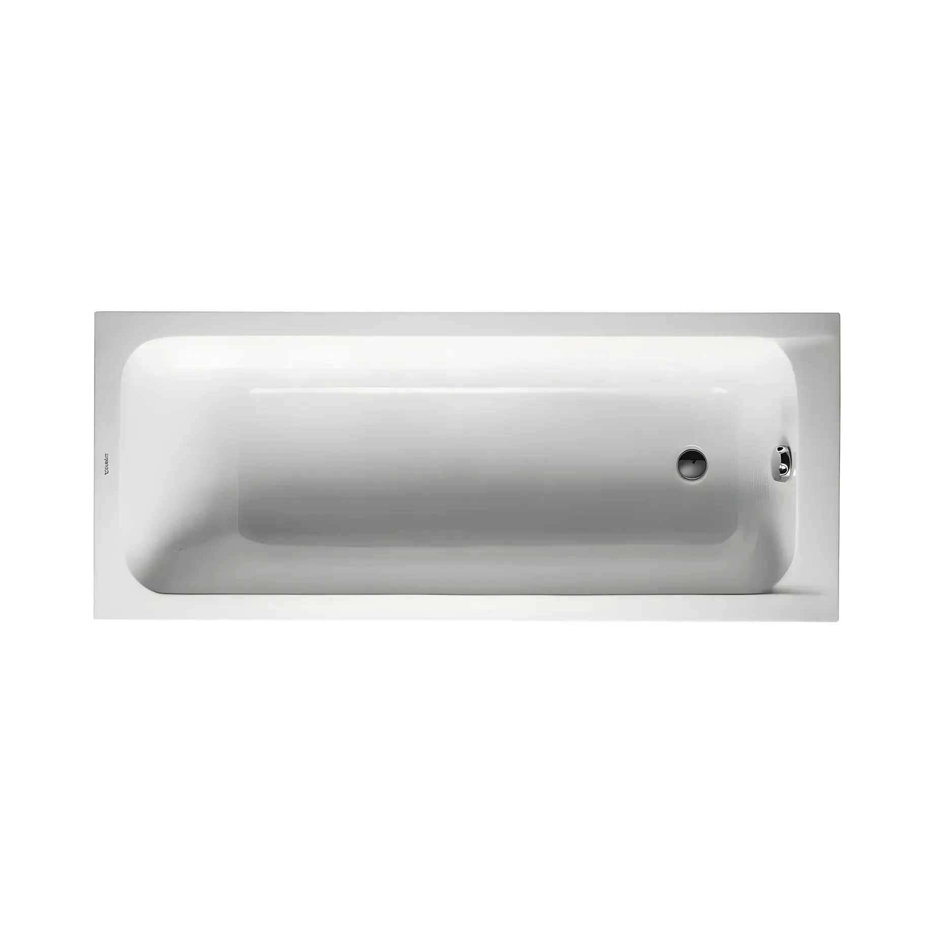 Ванна D-Code Duravit 700098000000000 — вид ззаду