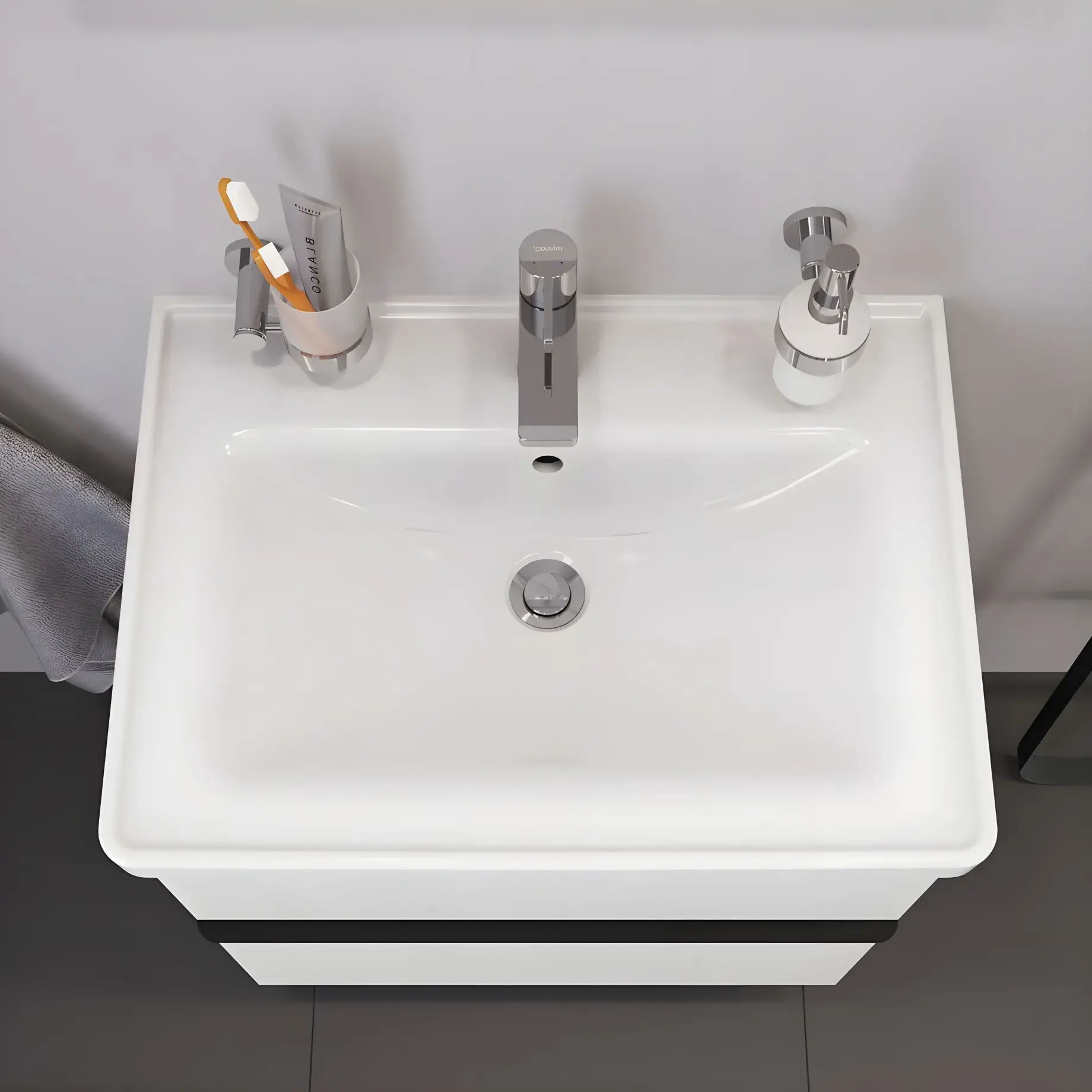 Умивальник D-Neo Duravit 2367650000 — вид згори