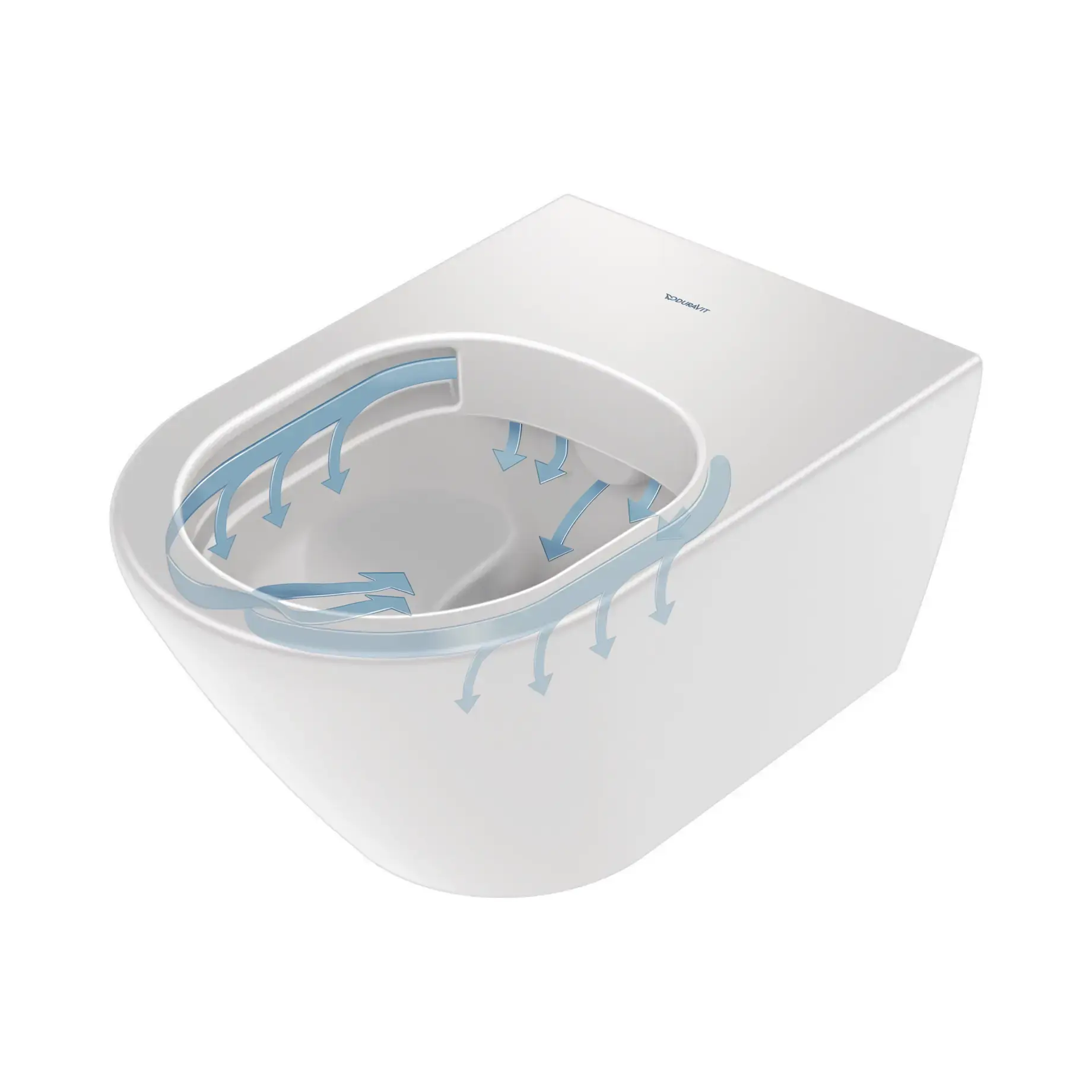 Унитаз подвесной D-Neo Duravit 45770900A1 — ракурс 3/4