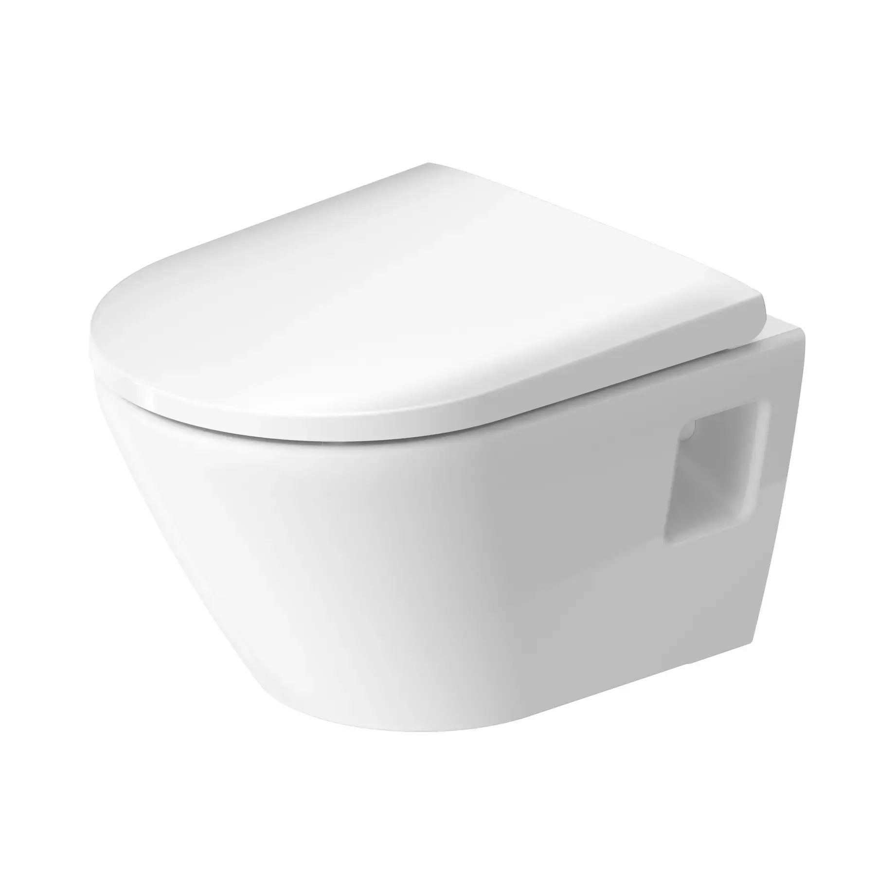 Унітаз півісний D-Neo Duravit 45870900A1 White Alpin 48 х 37 см — вид на білому тлі