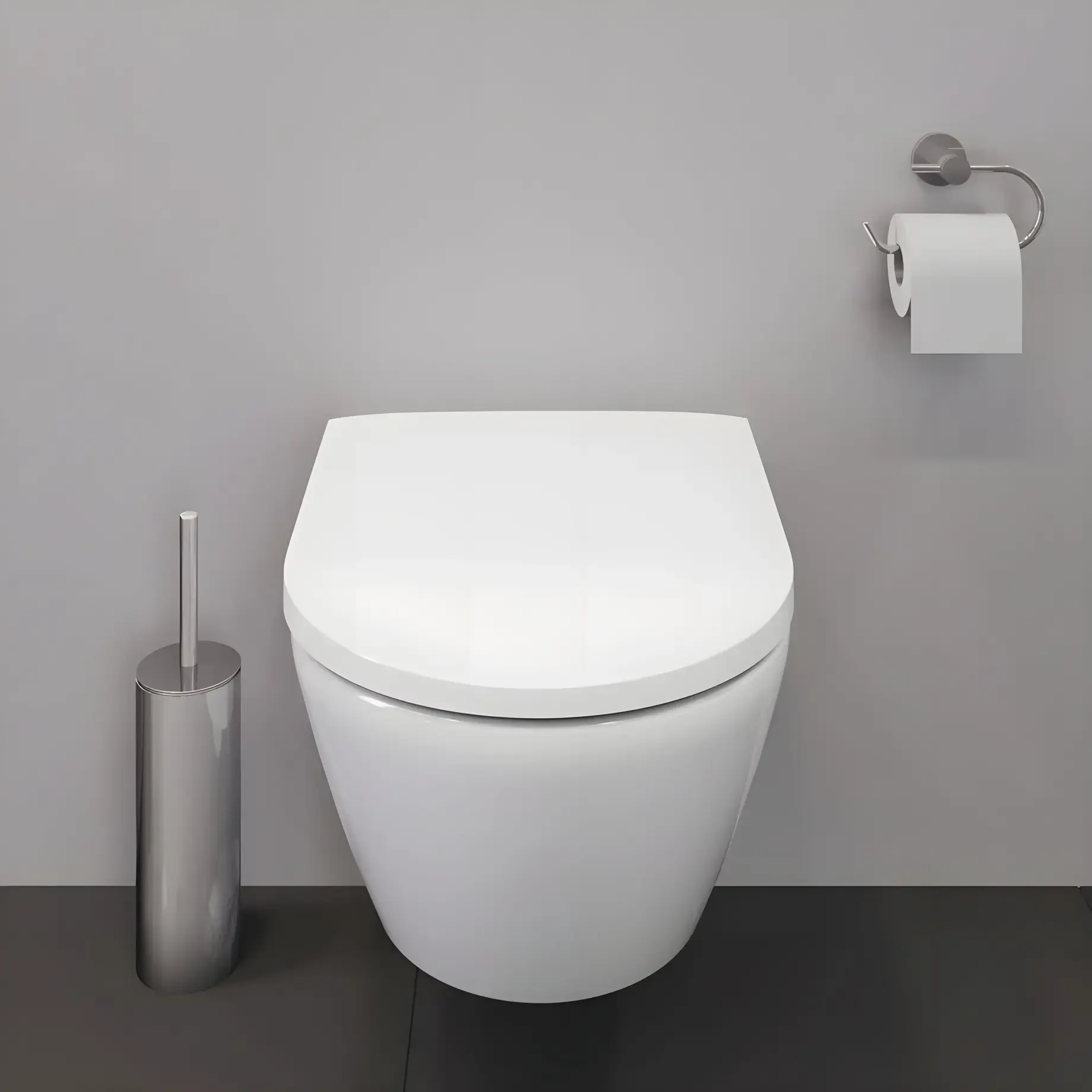 Унітаз півісний D-Neo Duravit 45870900A1 — бічний ракурс