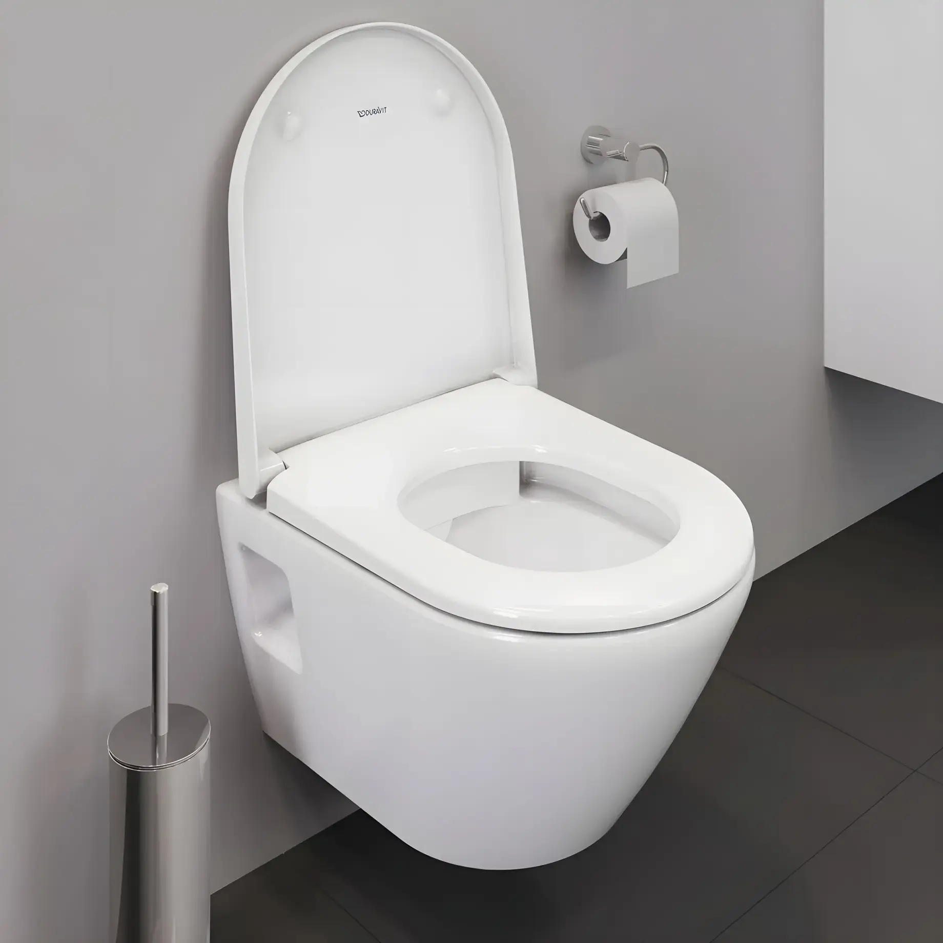 Унітаз півісний D-Neo Duravit 45870900A1 — вид згори