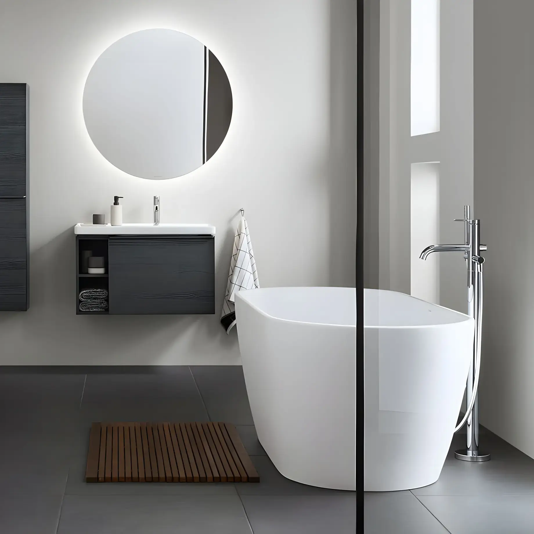 Ванна D-Neo Duravit 700477000000000 — вид згори
