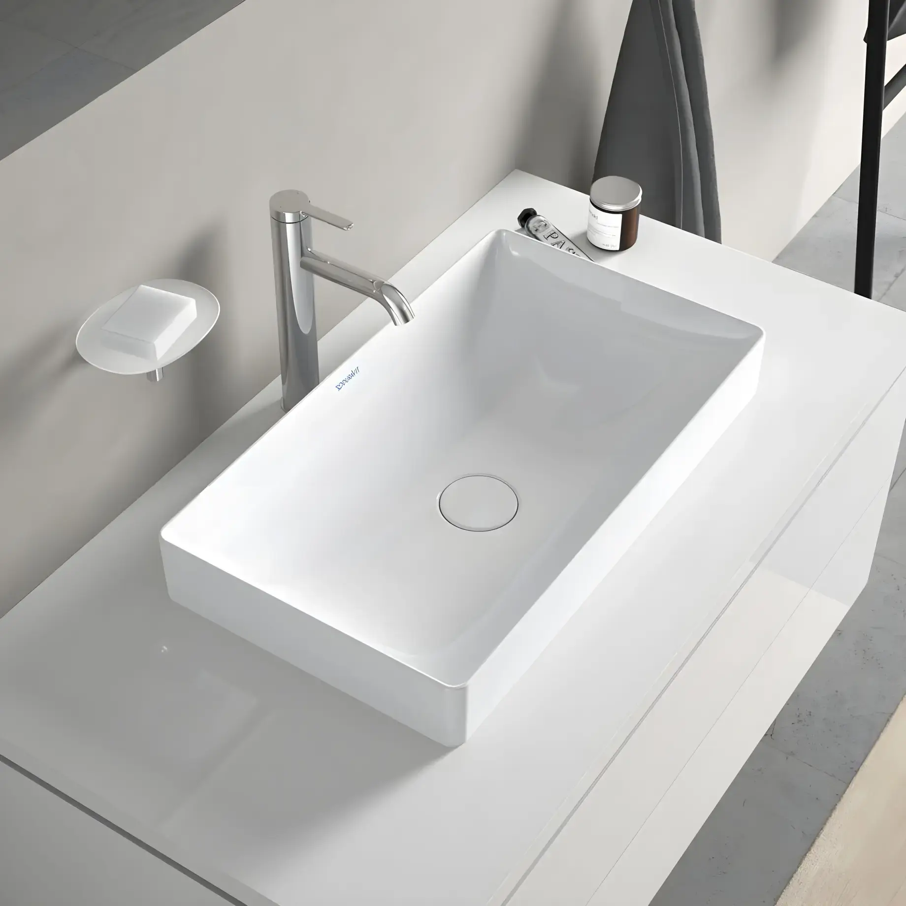 Умивальник DuraSquare Duravit 2355600000 — вид згори