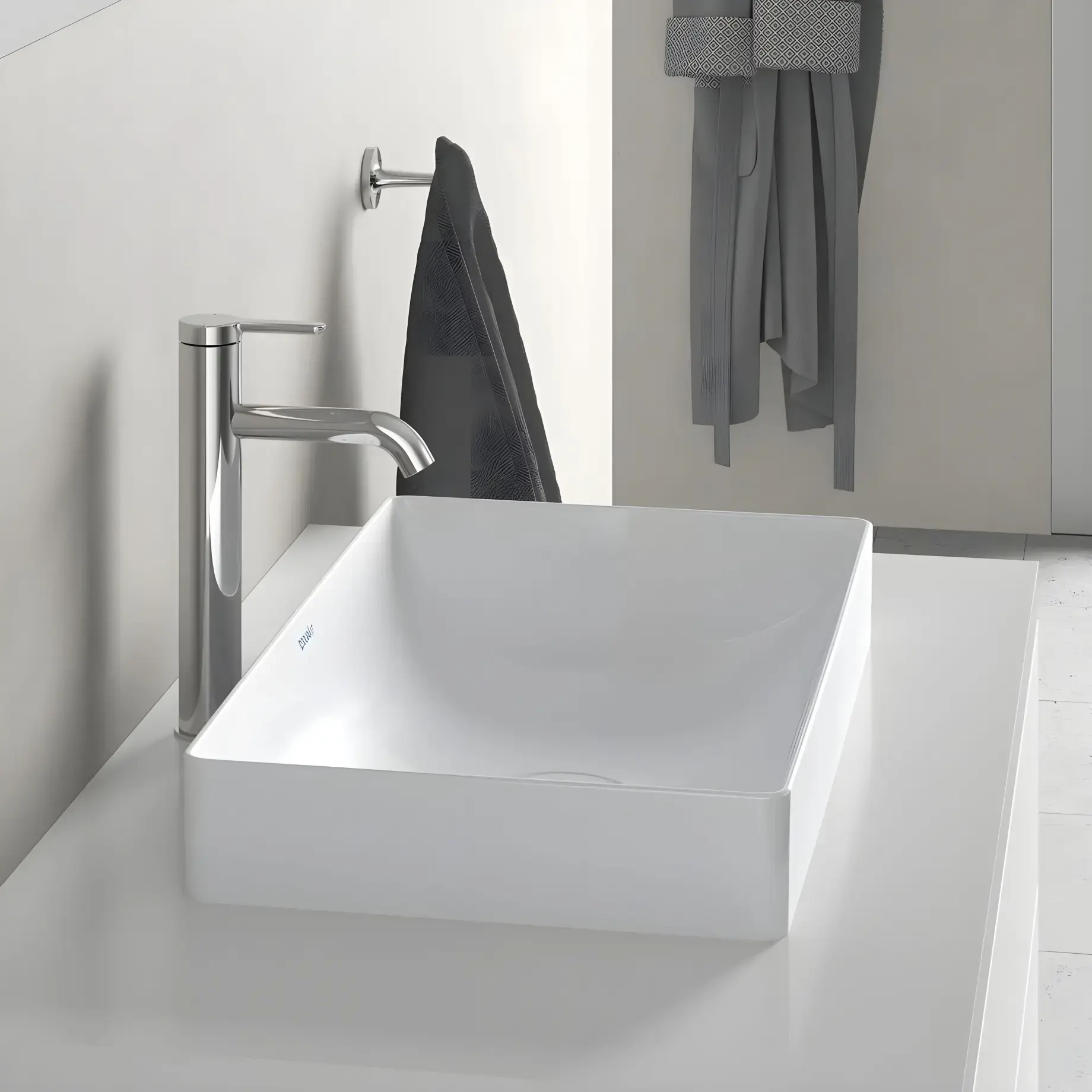 Умивальник DuraSquare Duravit 2355600000 — вид всередину