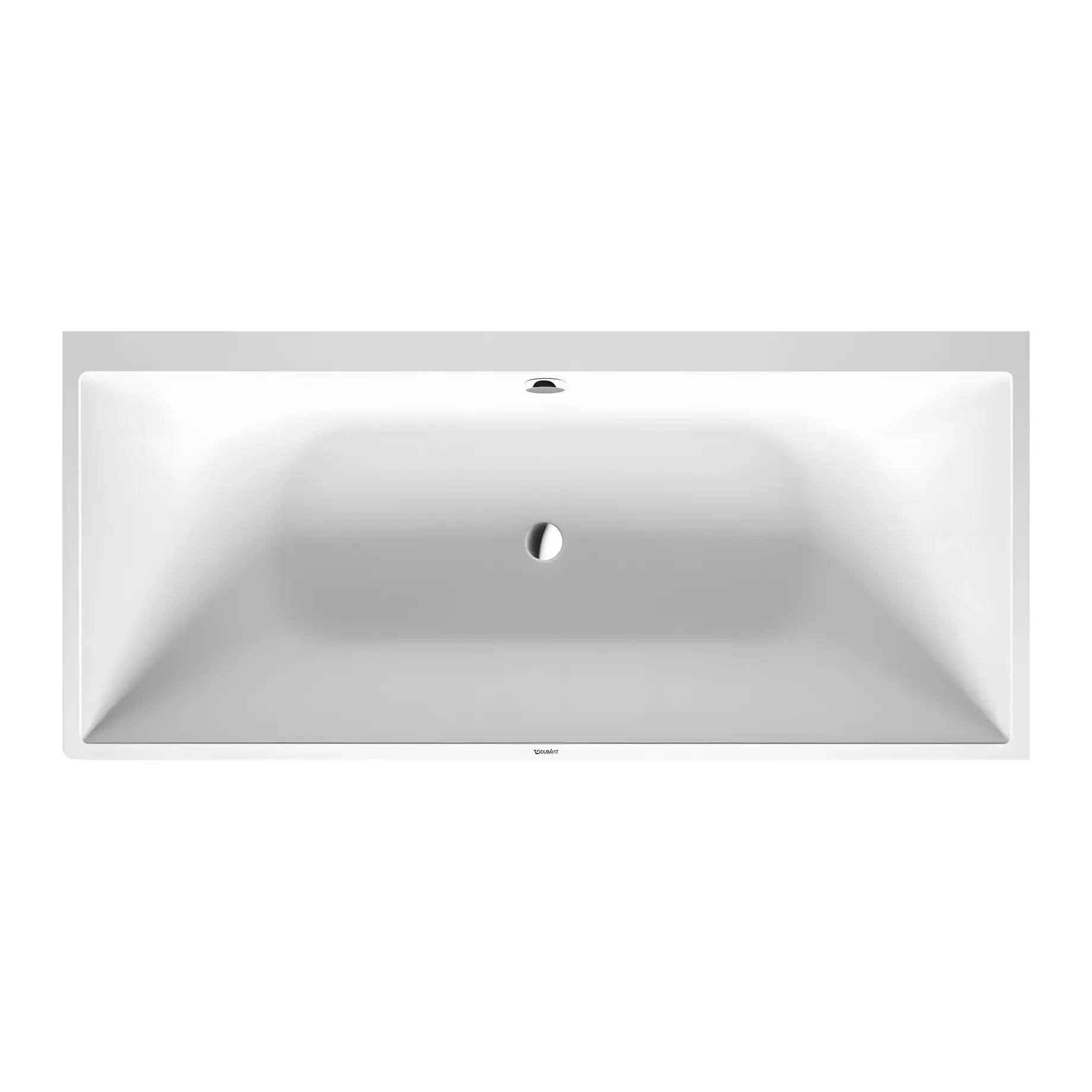 Ванна DuraSquare Duravit 700428000000000 Alpine White 180 х 80 см — вид на білому тлі