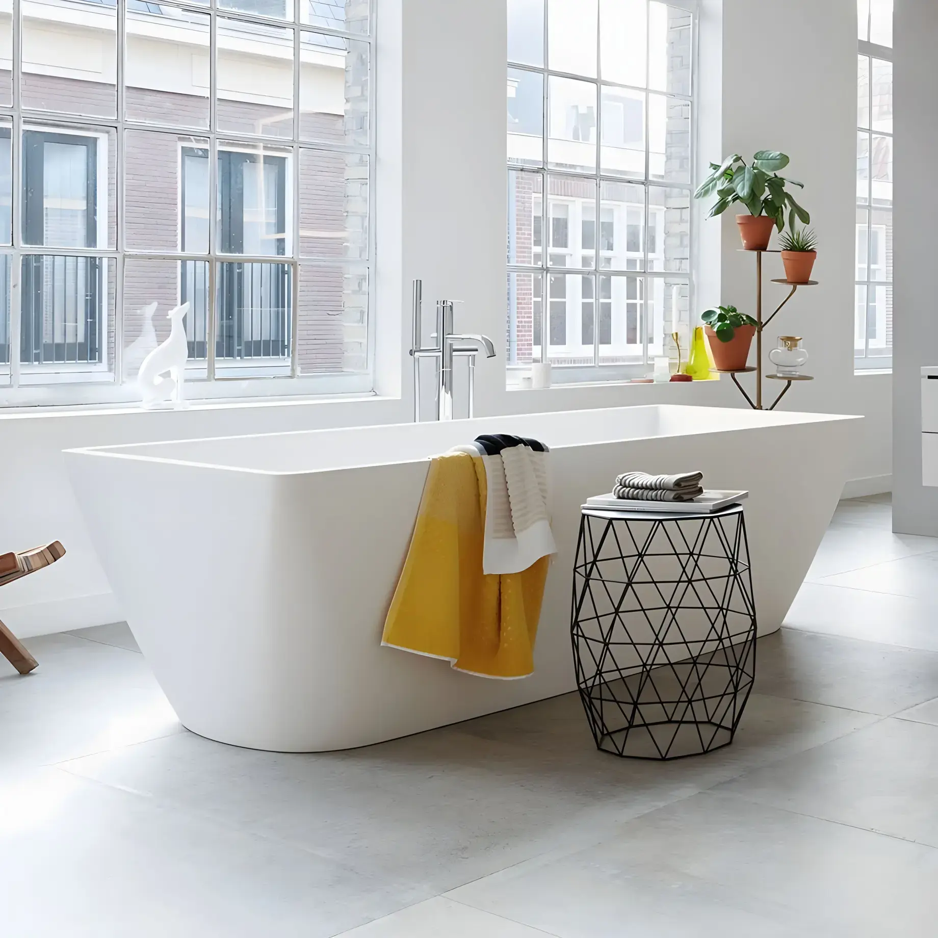 Ванна DuraSquare Duravit 700430000000000 — боковой ракурс
