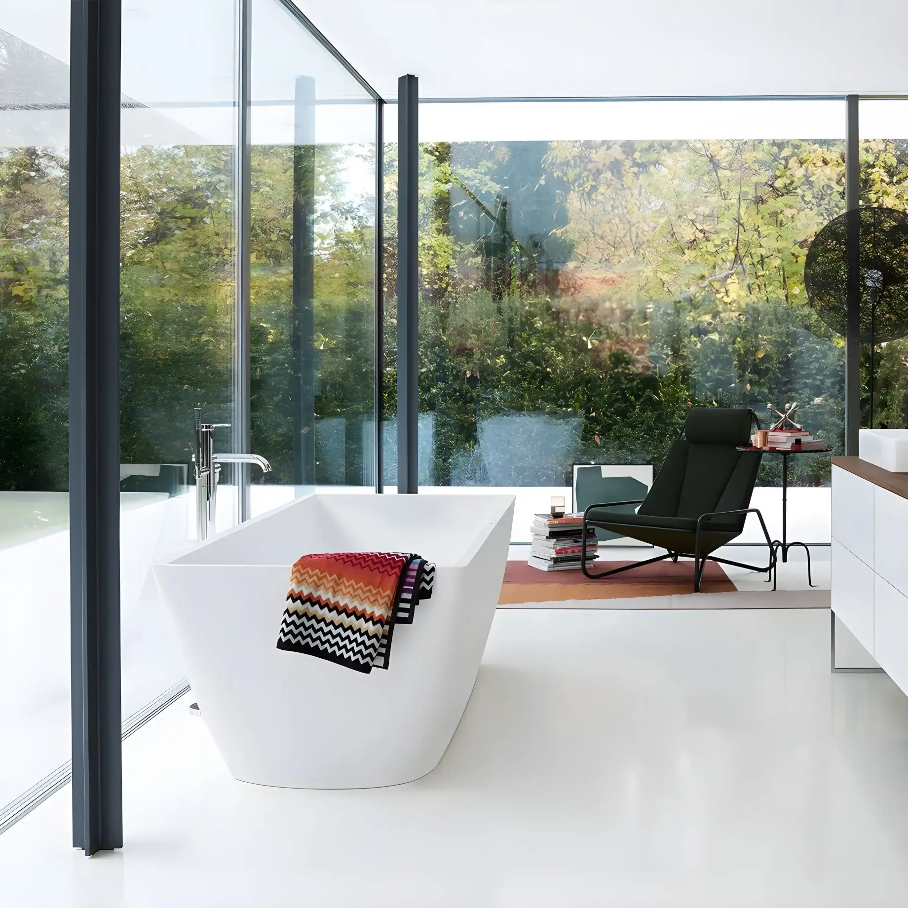 Ванна DuraSquare Duravit 700430000000000 — вид сверху