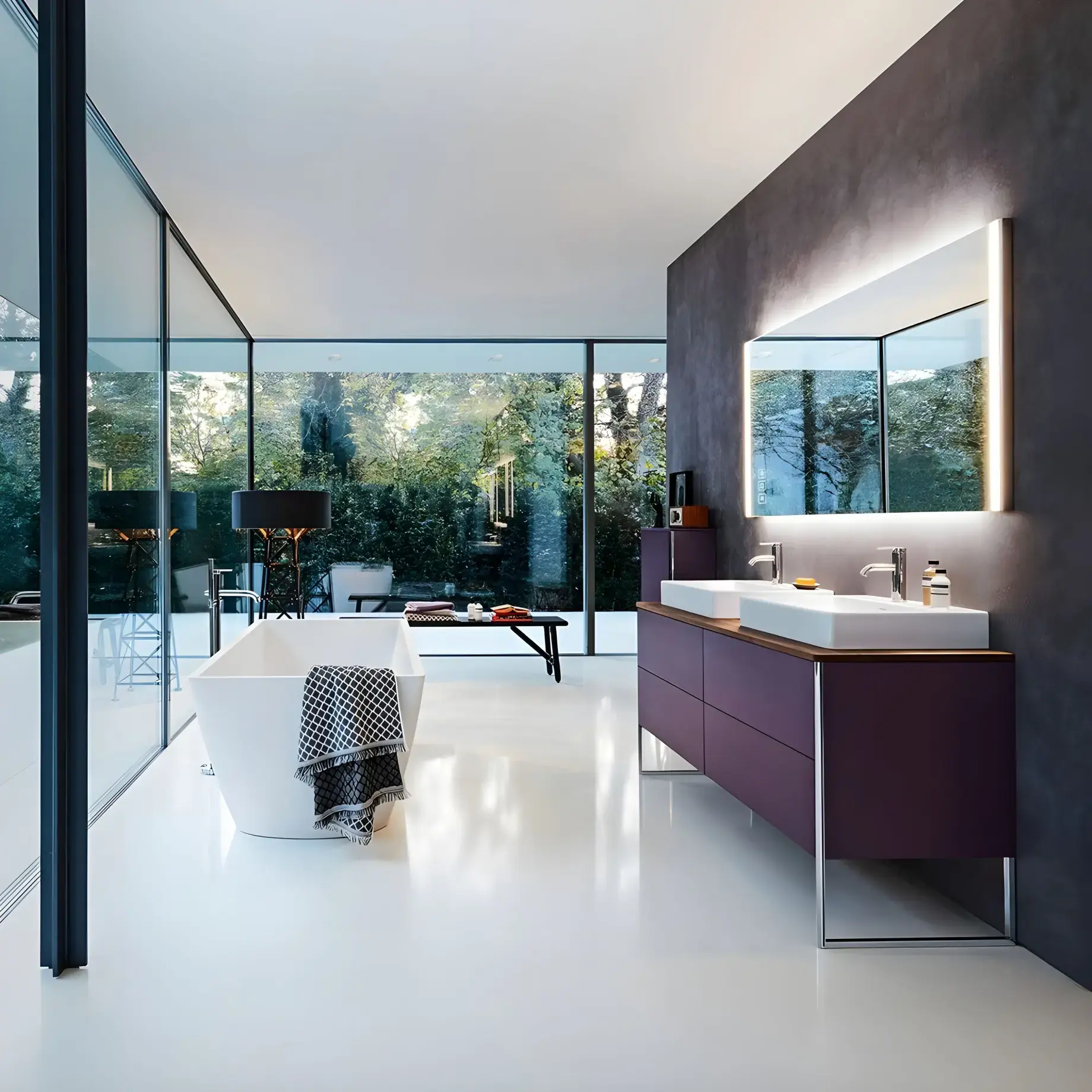 Ванна DuraSquare Duravit 700430000000000 — вид сзади