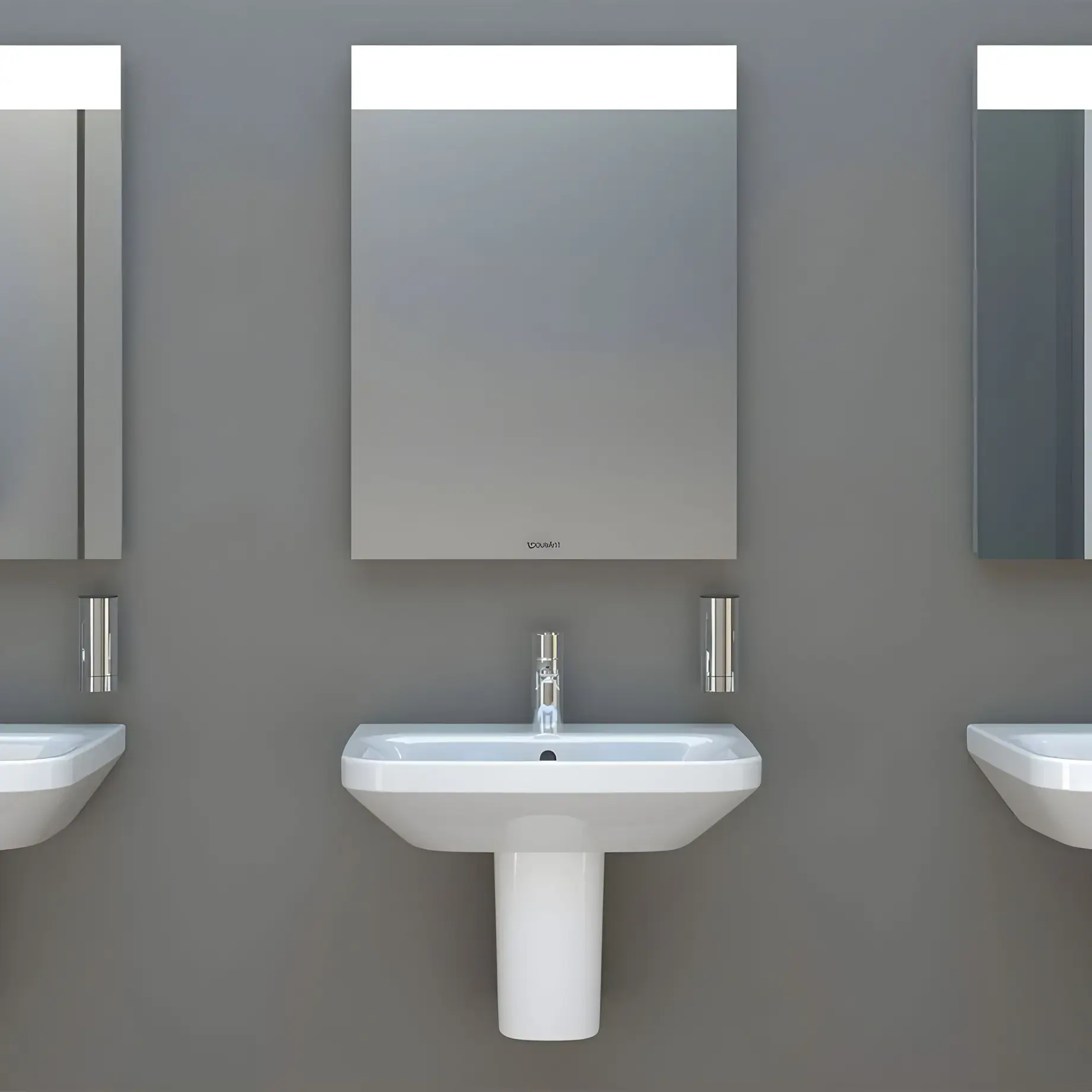 Умивальник DuraStyle Duravit 2319550000 — бічний ракурс