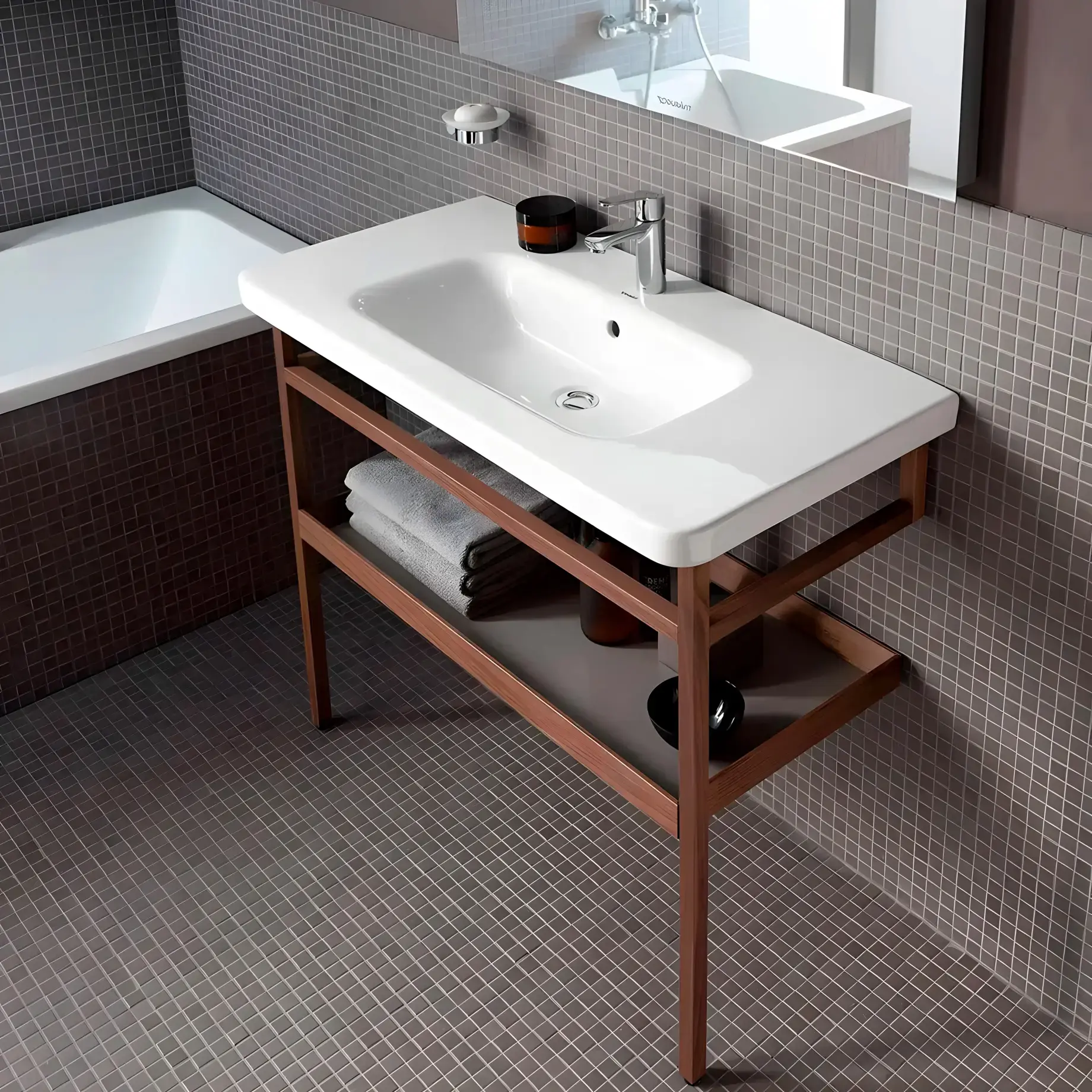 Умывальник DuraStyle Duravit 2320800000 — боковой ракурс