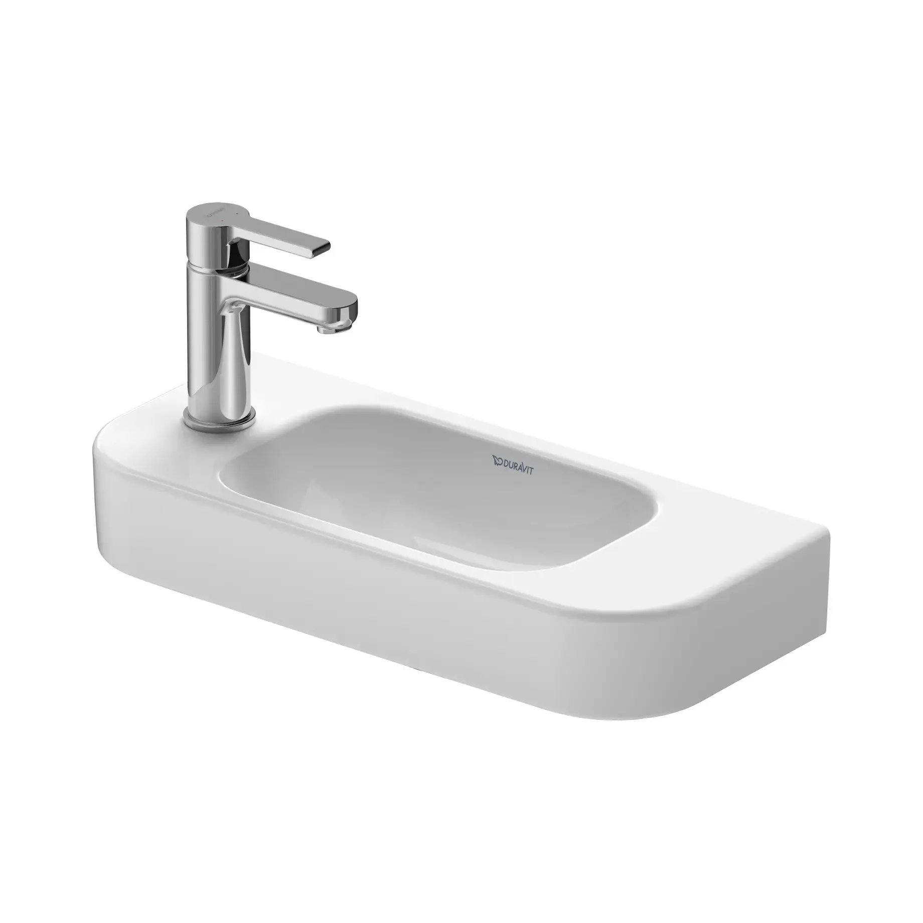 Умивальник Happy D.2 Duravit 0711500000 — вид на білому тлі