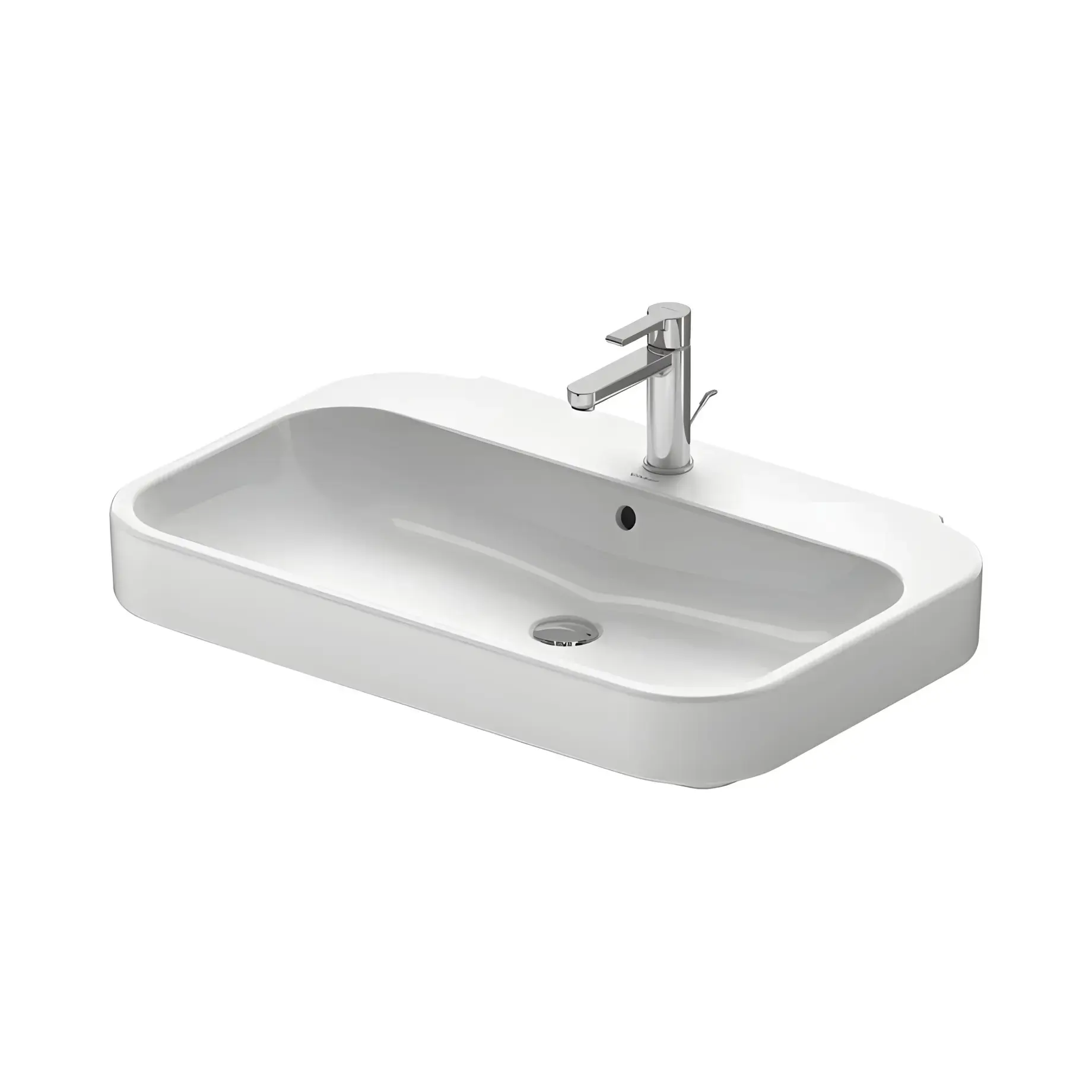 Умивальник Happy D.2 Duravit 2316800000 — вид на білому тлі