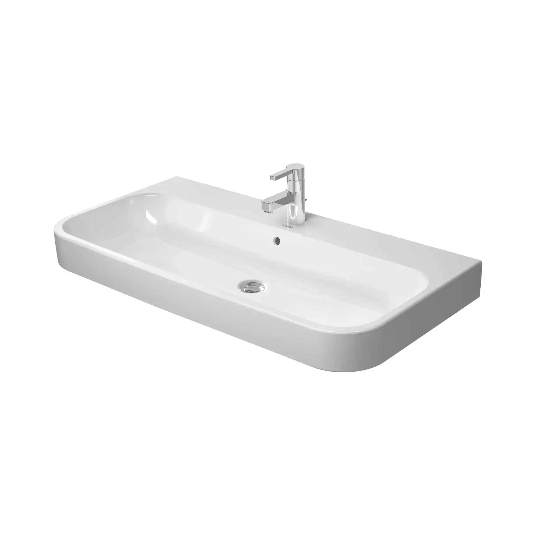 Умивальник Happy D.2 Duravit 2318100027 — вид на білому тлі
