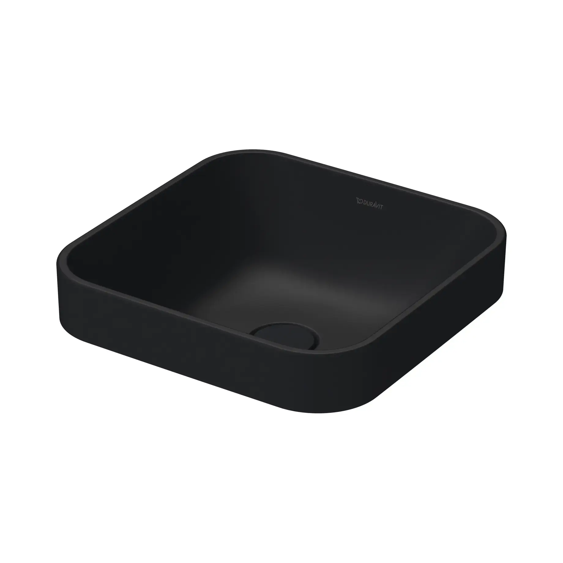 Умивальник Happy D.2 Duravit 2359401300 Anthracite Matt — вид на білому тлі