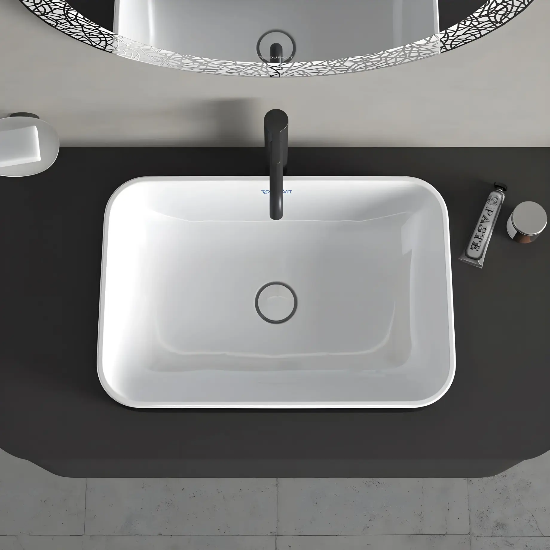Умивальник Happy D.2 Duravit 2359606100 — вид згори