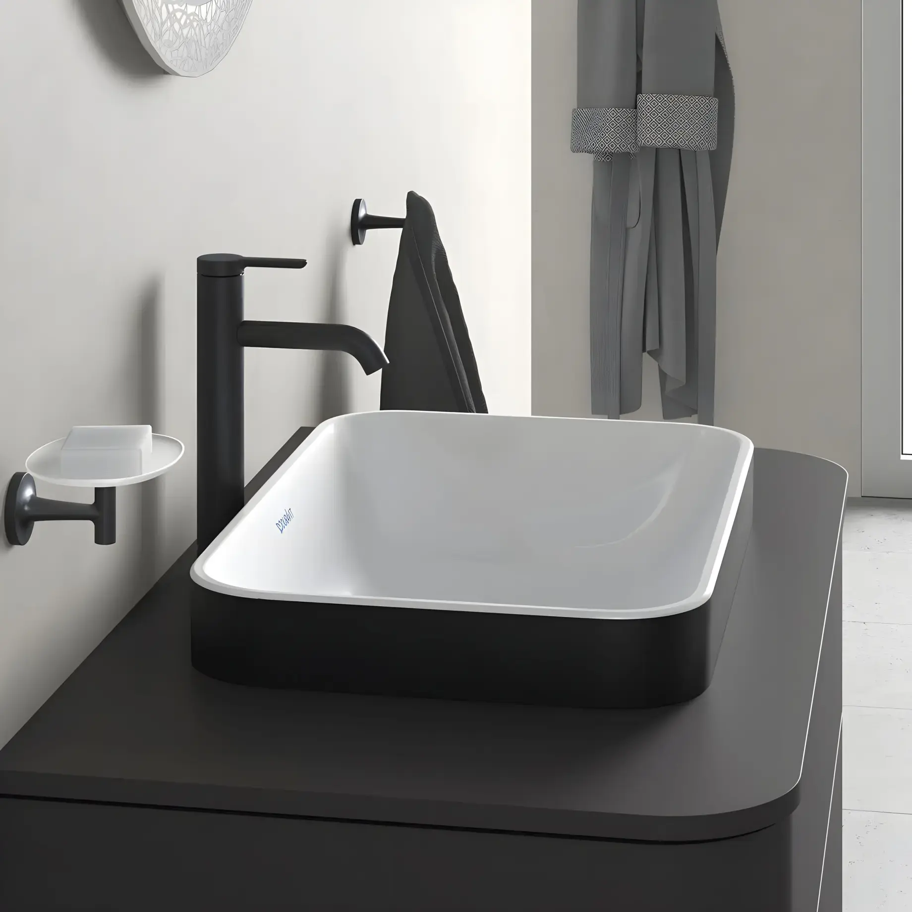 Умивальник Happy D.2 Duravit 2359606100 — вид ззаду