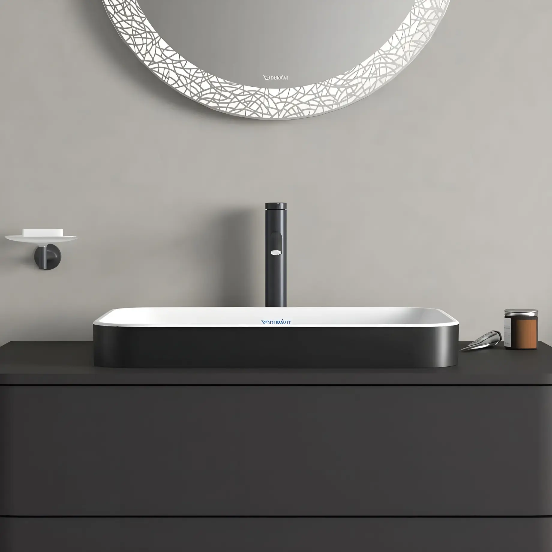 Умивальник Happy D.2 Duravit 2359606100 — ракурс 3/4