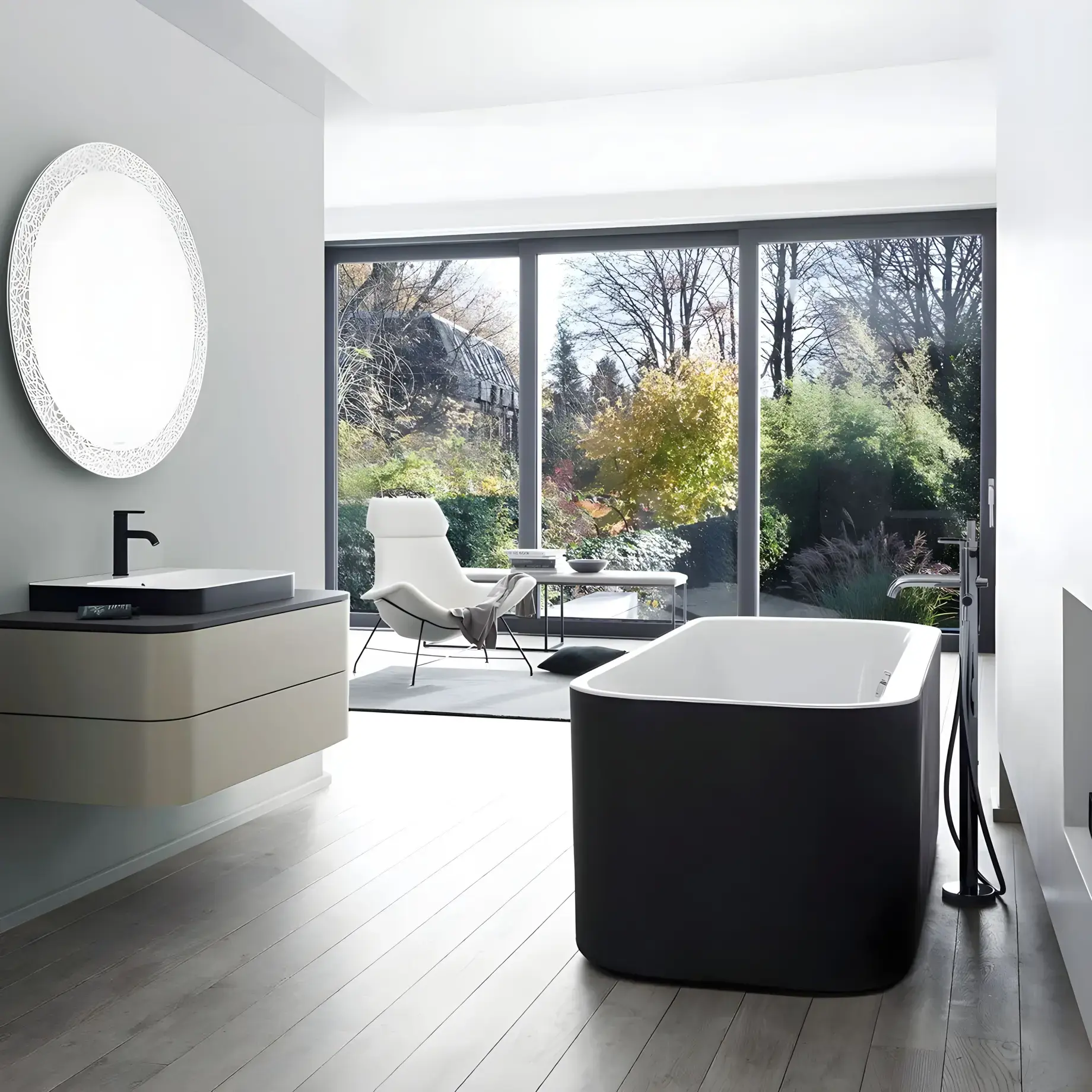 Ванна Happy D.2 Duravit 700453800000000 — вид всередину