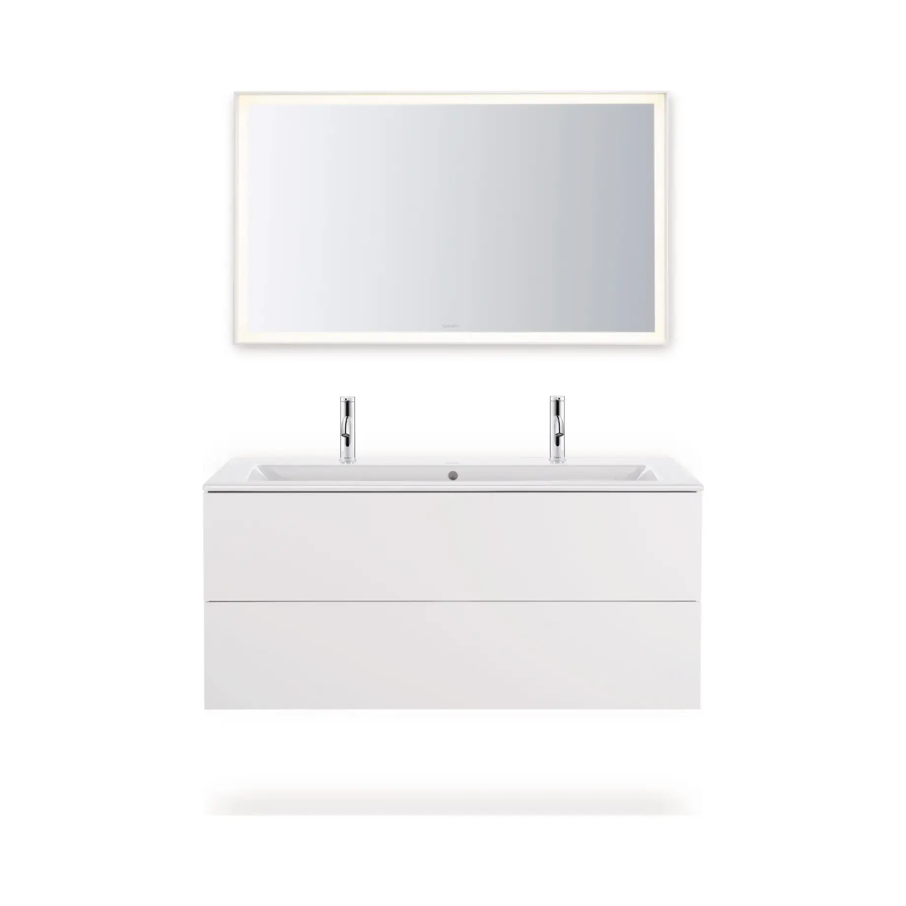 Дзеркало L-Cube Duravit LC7383018180000 — бічний ракурс
