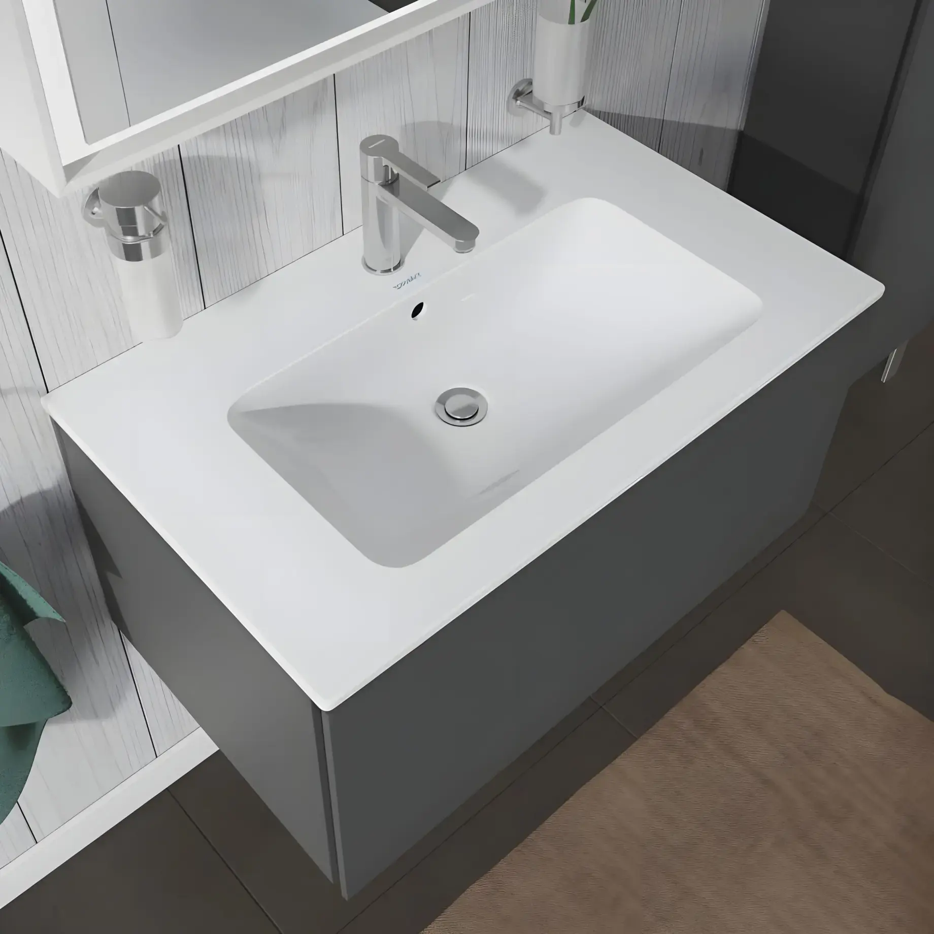 Умивальник ME by Starck Duravit 2336830000 — вид спереду