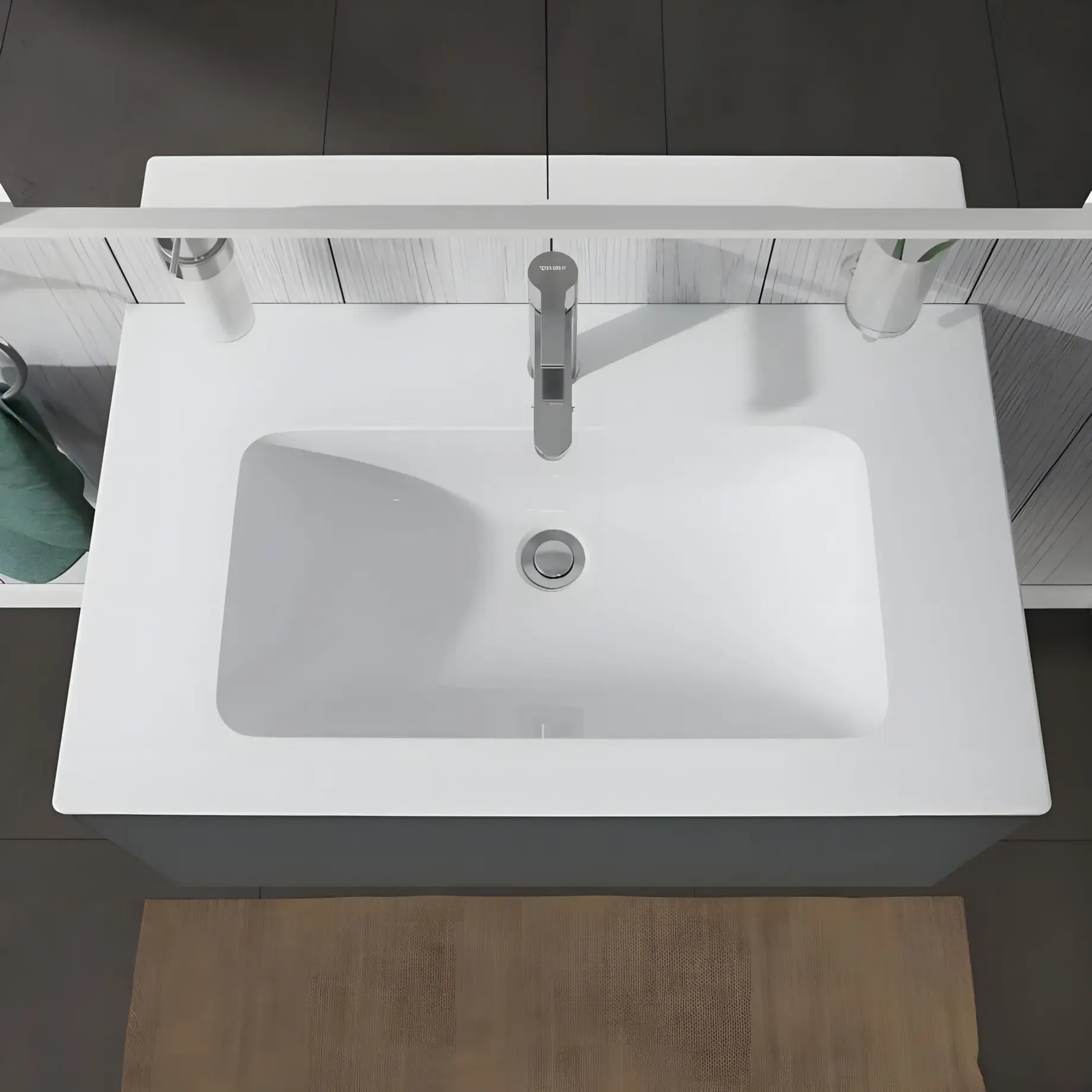 Умивальник ME by Starck Duravit 2336830000 — бічний ракурс