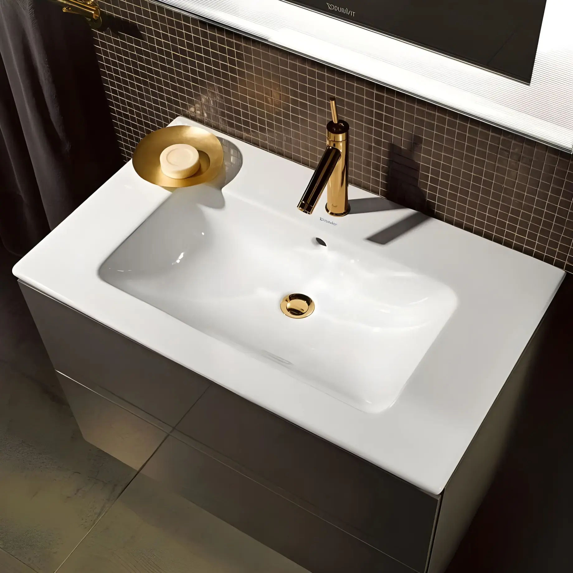 Умивальник ME by Starck Duravit 2336830000 — вид ззаду