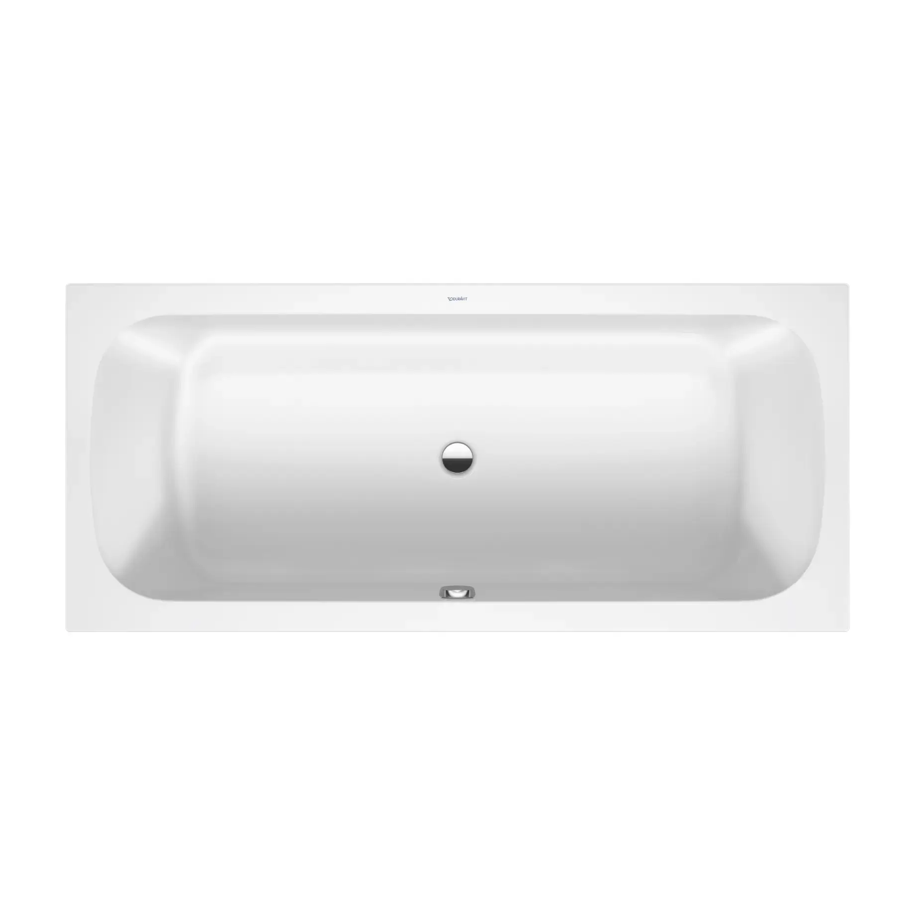 Ванна Qatego Duravit 700614000000000 Alpine White 180 х 80 см — вид на білому тлі