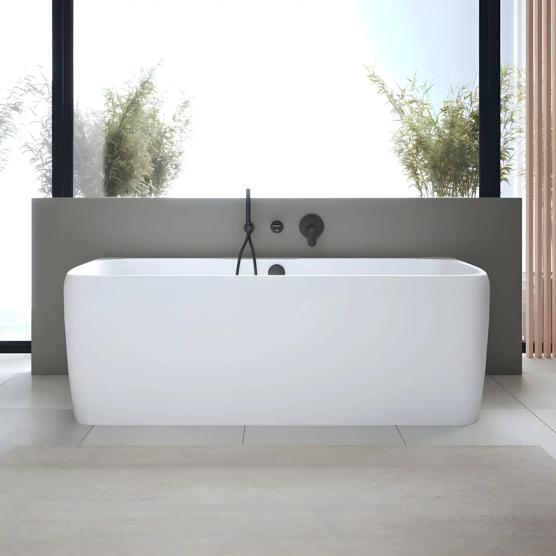 Ванна Qatego Duravit 700615000000000 — вид спереду
