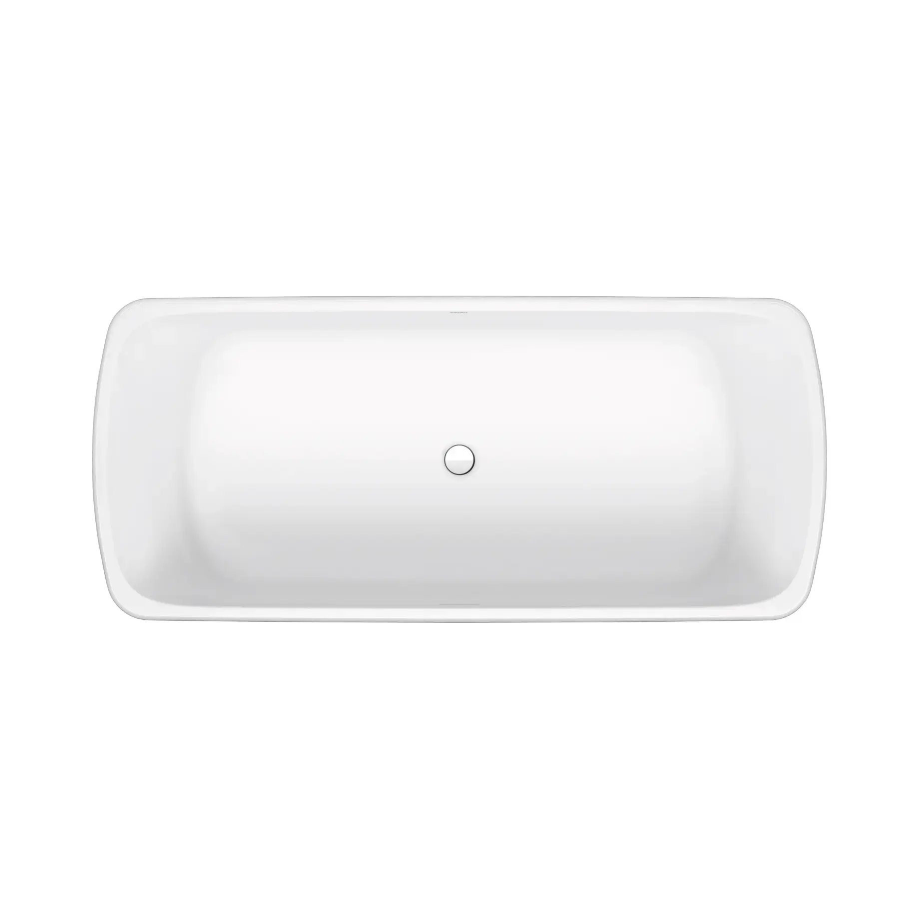 Ванна Qatego Duravit 700911000000000 Alpine White 180 х 80 см — вид на білому тлі